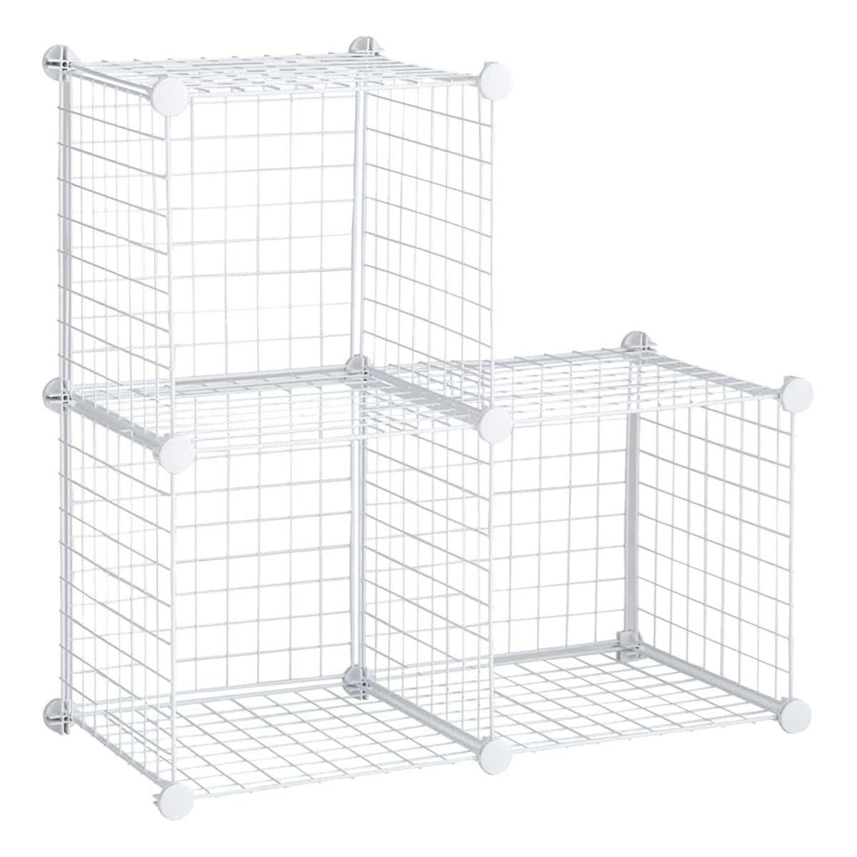 Rubbermaid 3pc Storage Stackable Cube Set, Multi-Use Home Organizers (Open Box) - VMInnovations
