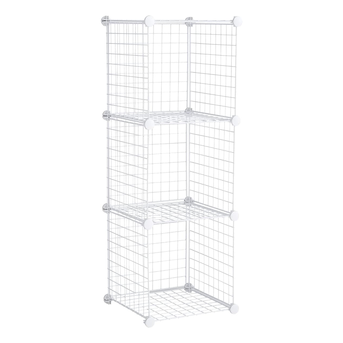 Rubbermaid 3pc Storage Stackable Cube Set, Multi-Use Home Organizers (Open Box) - VMInnovations