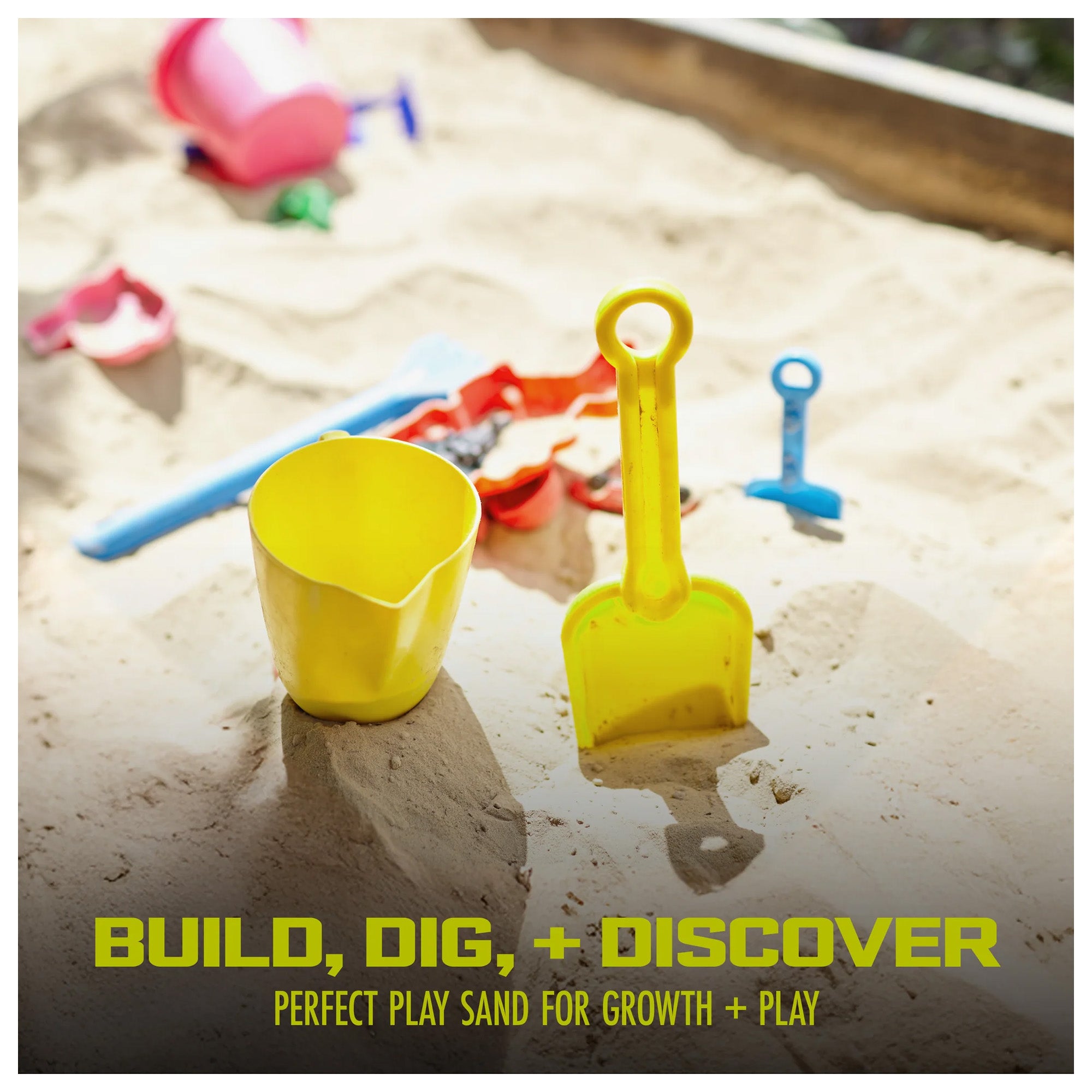 Sun Joe Ultra Fine Silica Play Sand for Sandboxes and Sensory Tables, 50 lbs. - VMInnovations