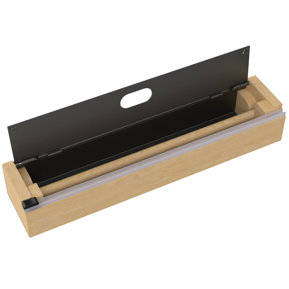 Rev-A-Shelf Foil Wrap Insert Organizer and Dispenser for Kitchen, Black - VMInnovations
