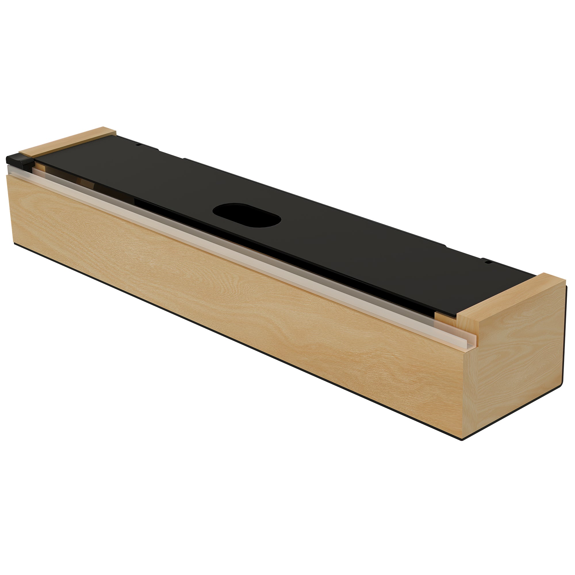 Rev-A-Shelf Foil Wrap Insert Organizer and Dispenser for Kitchen, Black - VMInnovations