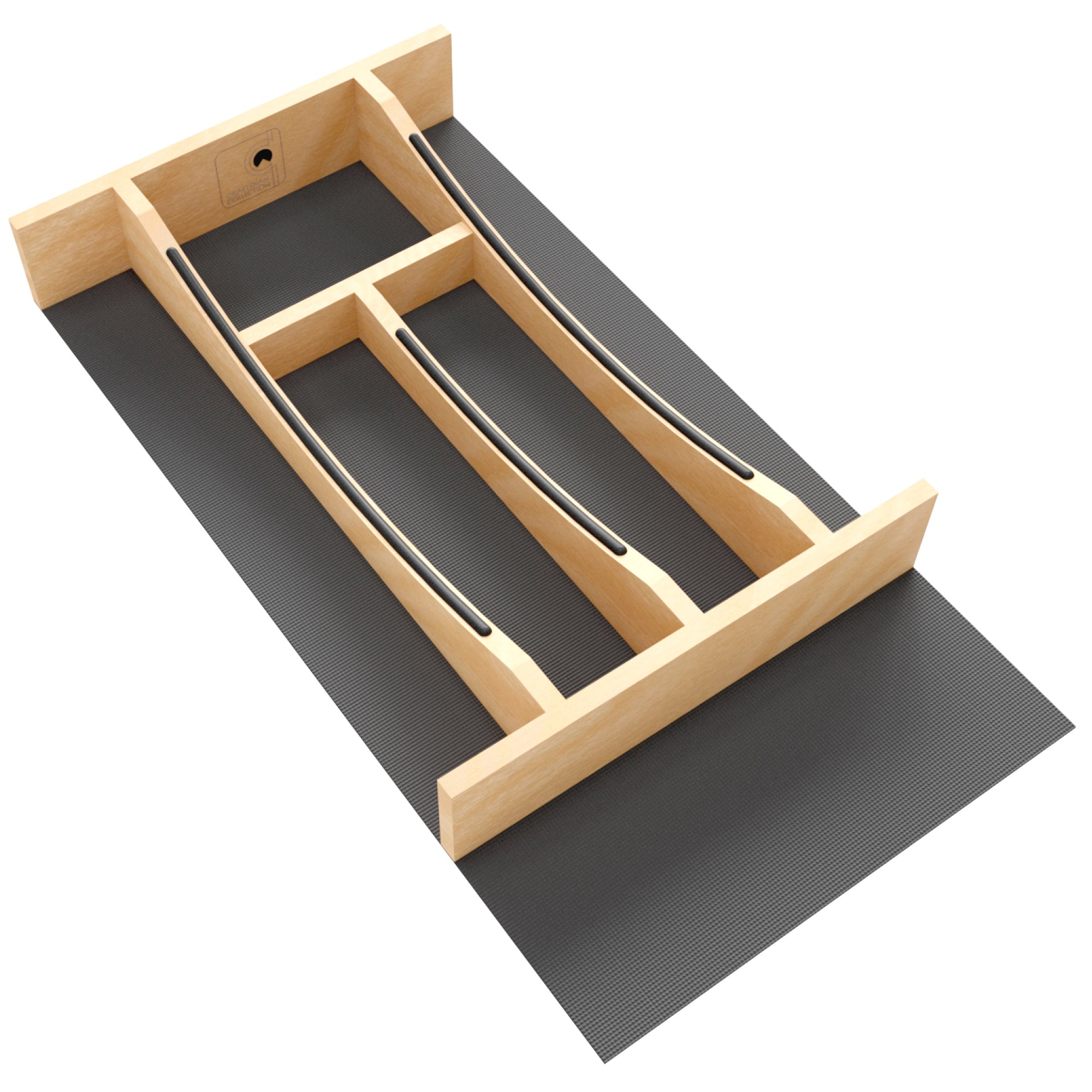 Rev-A-Shelf Craftsman Solid Maple Cutlery Drawer Insert, 10-1/4" x 19-1/2" - VMInnovations