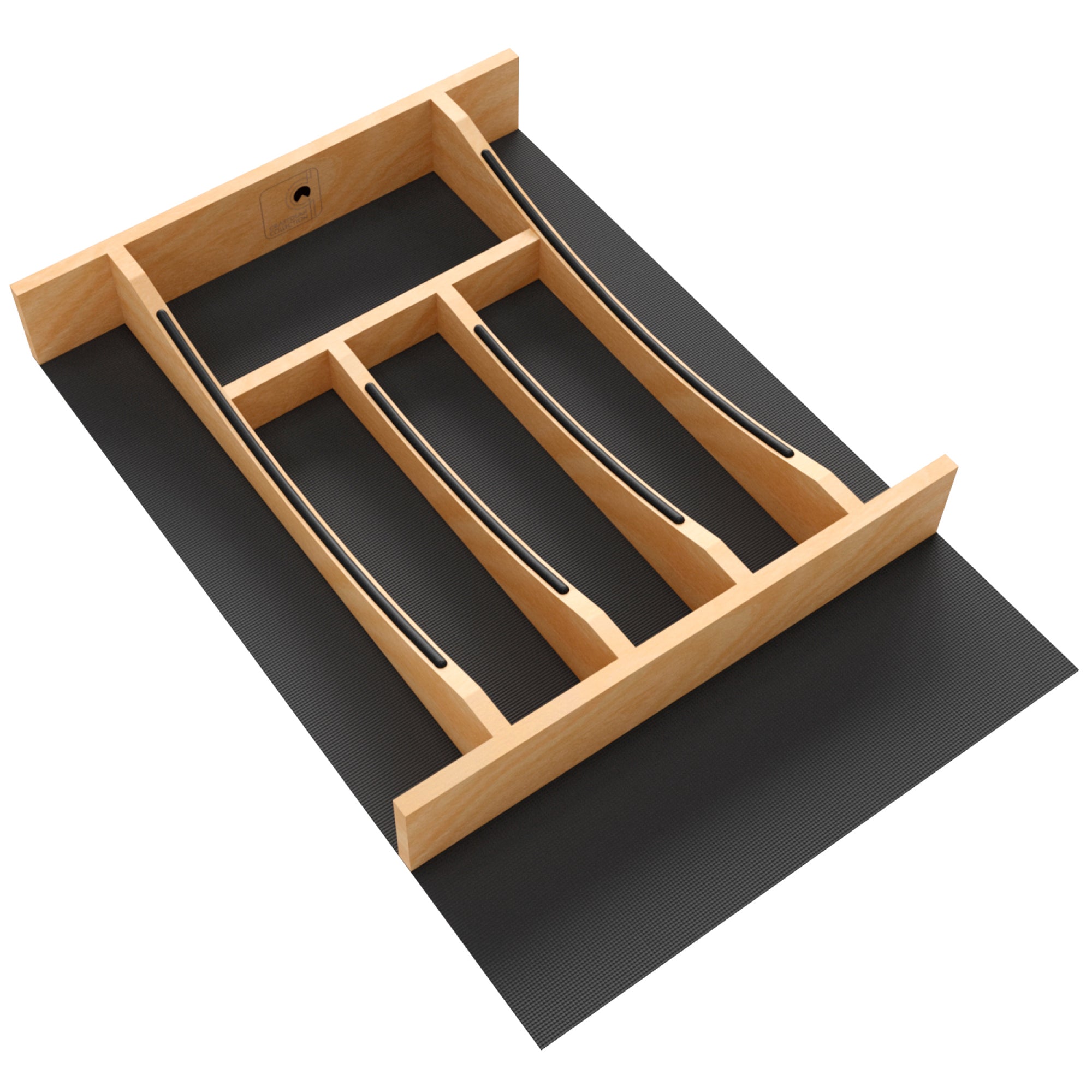 Rev-A-Shelf Craftsman Solid Maple Cutlery Drawer Insert, 13-1/4" x 19-1/2" - VMInnovations
