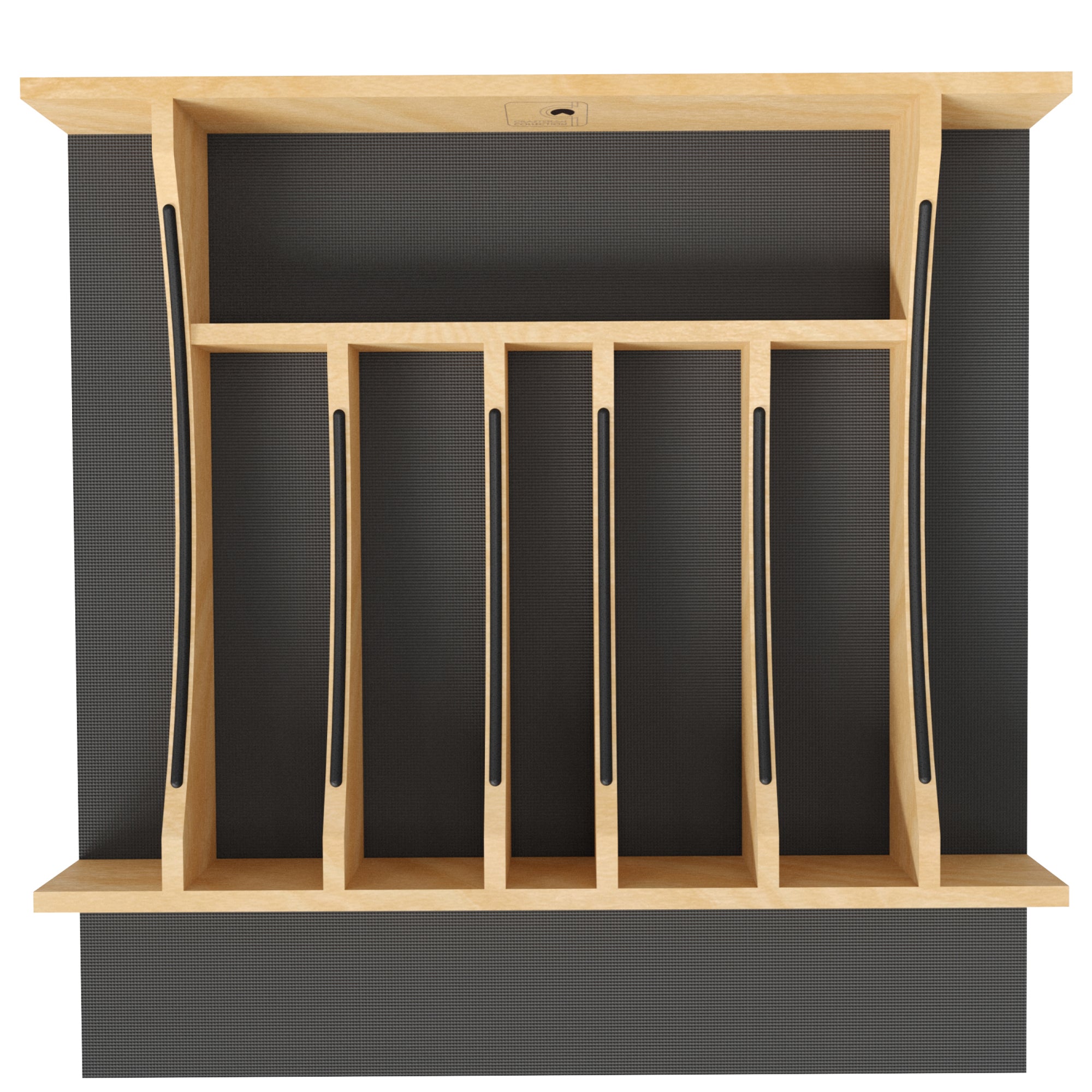 Rev-A-Shelf Craftsman Solid Maple Cutlery Drawer Insert, 19-1/4" x 19-1/2"