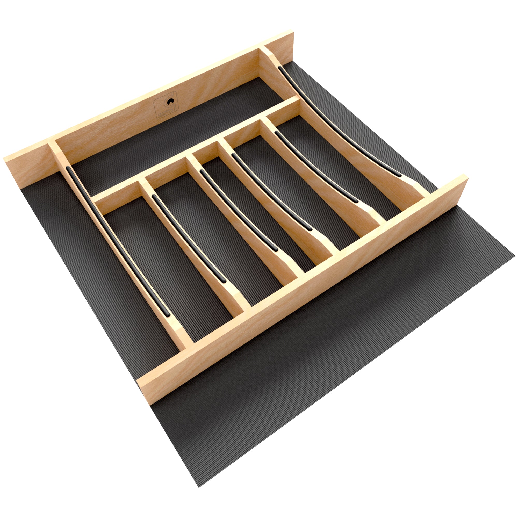 Rev-A-Shelf Craftsman Solid Maple Cutlery Drawer Insert, 19-1/4" x 19-1/2"