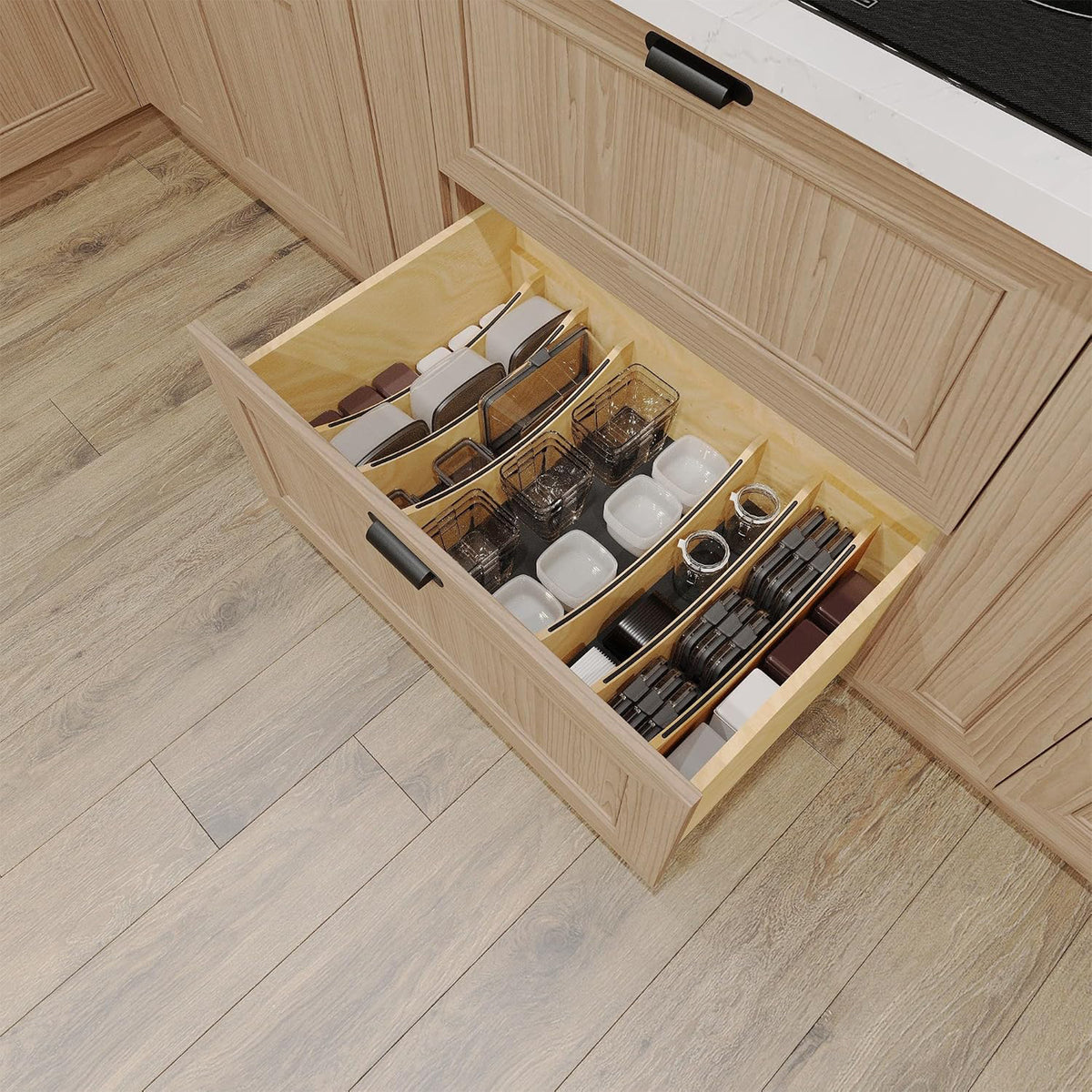 Rev-A-Shelf Deep Drawer Divider Insert for 33”-36” Base Cabinet Drawers