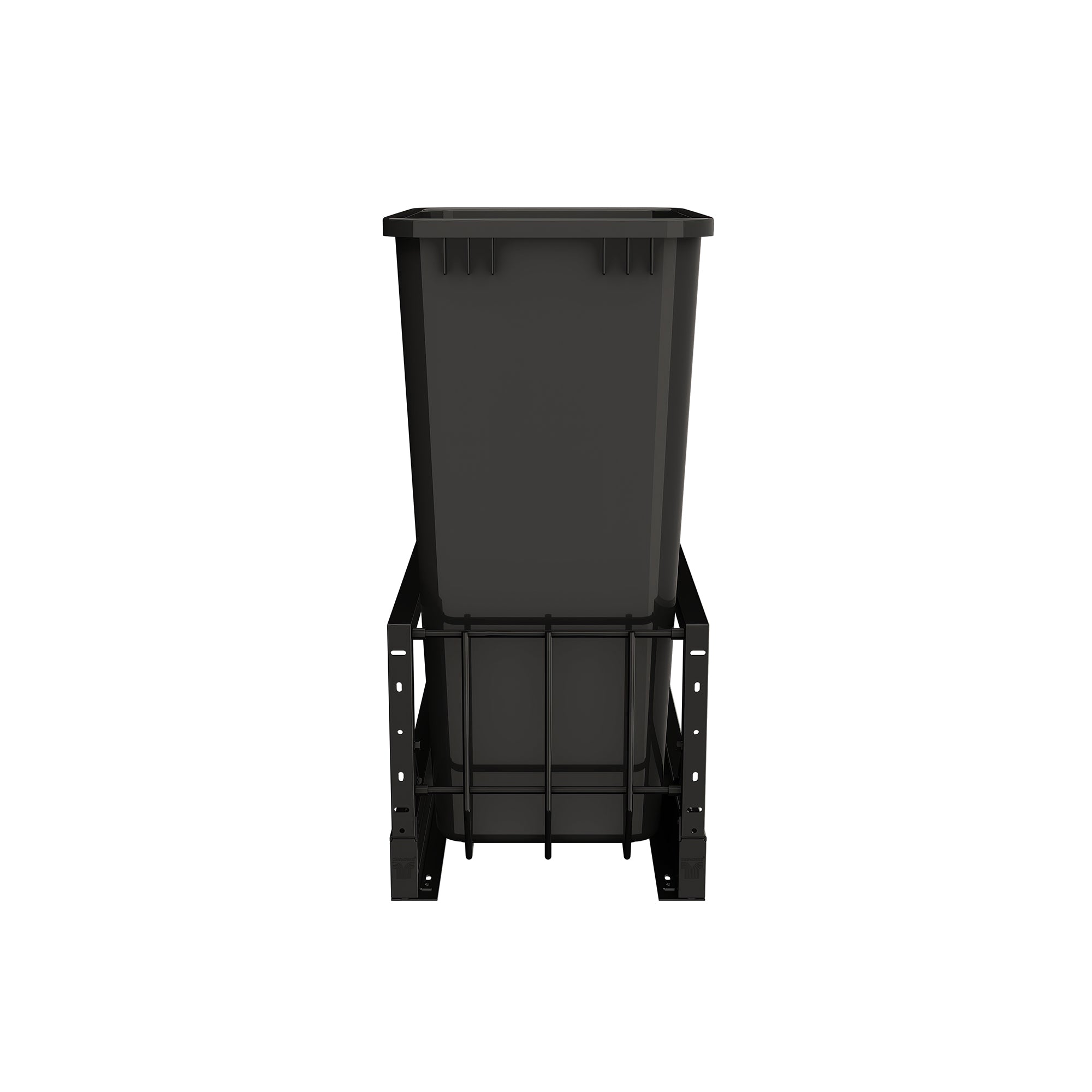 Rev-A-Shelf Single Pullout 50 qt. Kitchen Trash Can, Soft-Close, 5349-1550DM-118 - VMInnovations