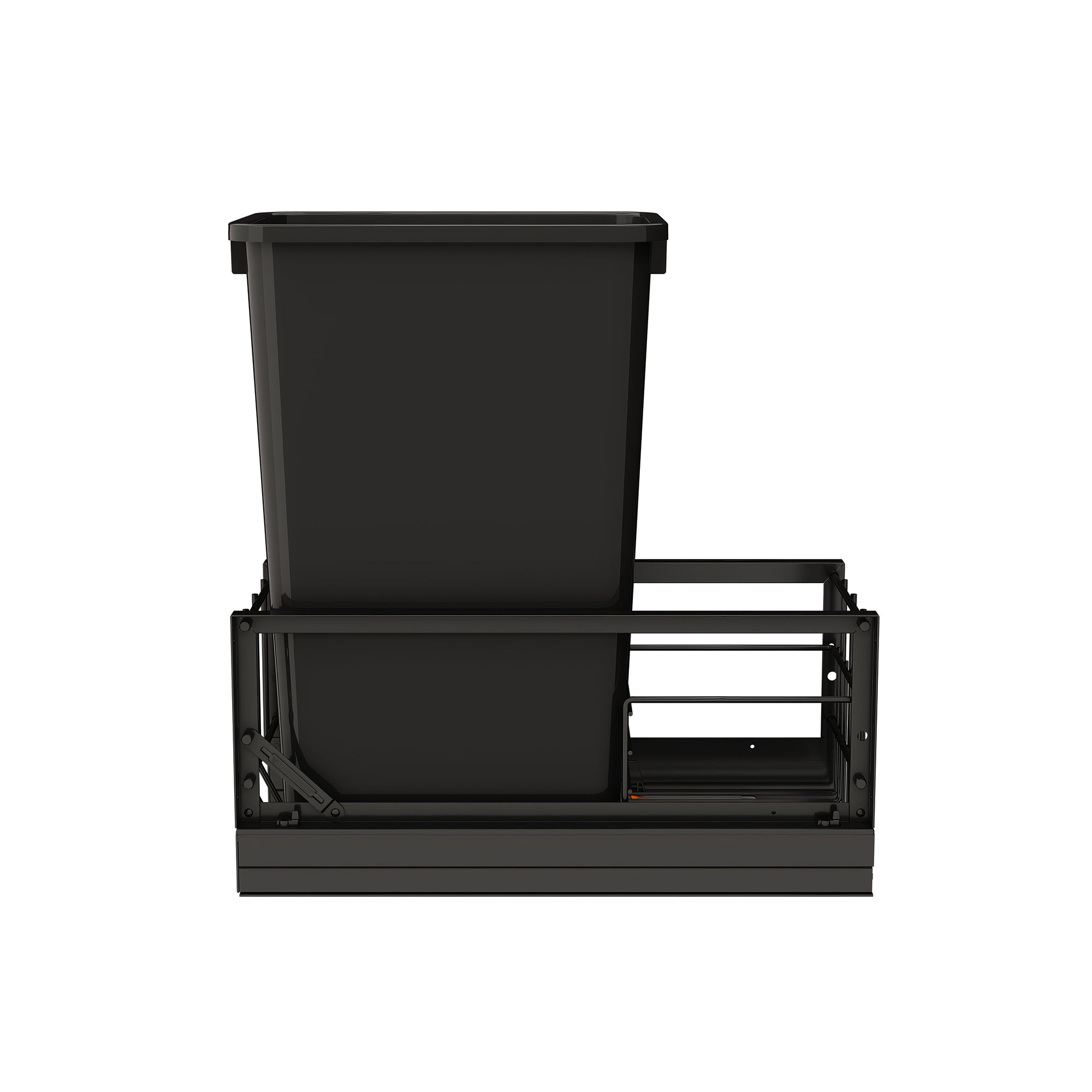 Rev-A-Shelf Single Pullout 50 qt. Kitchen Trash Can, Soft-Close, 5349-1550DM-118 - VMInnovations