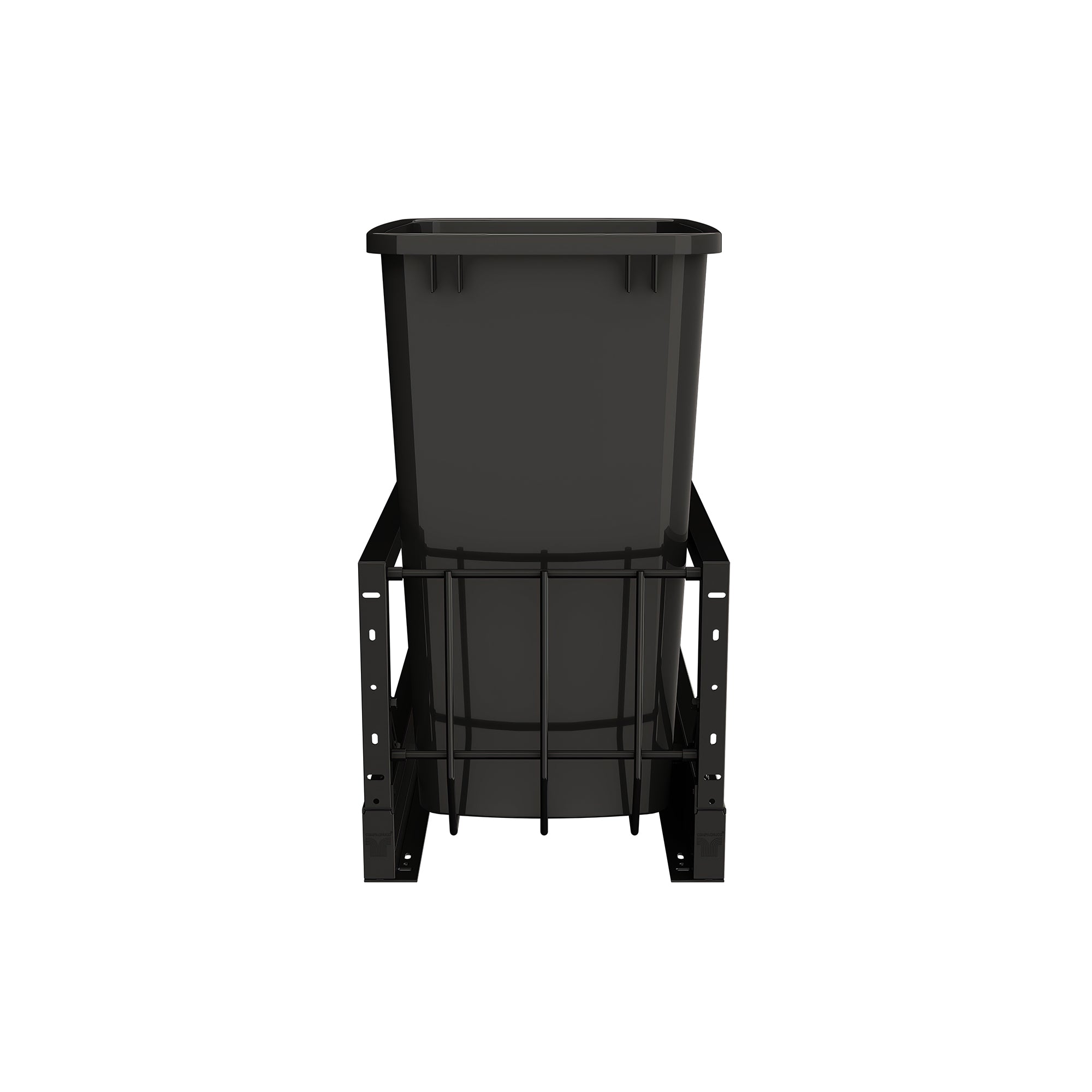 Rev-A-Shelf Single Pullout 35 qt. Kitchen Trash Can w/ Soft-Close, 5349-15DM-118 - VMInnovations
