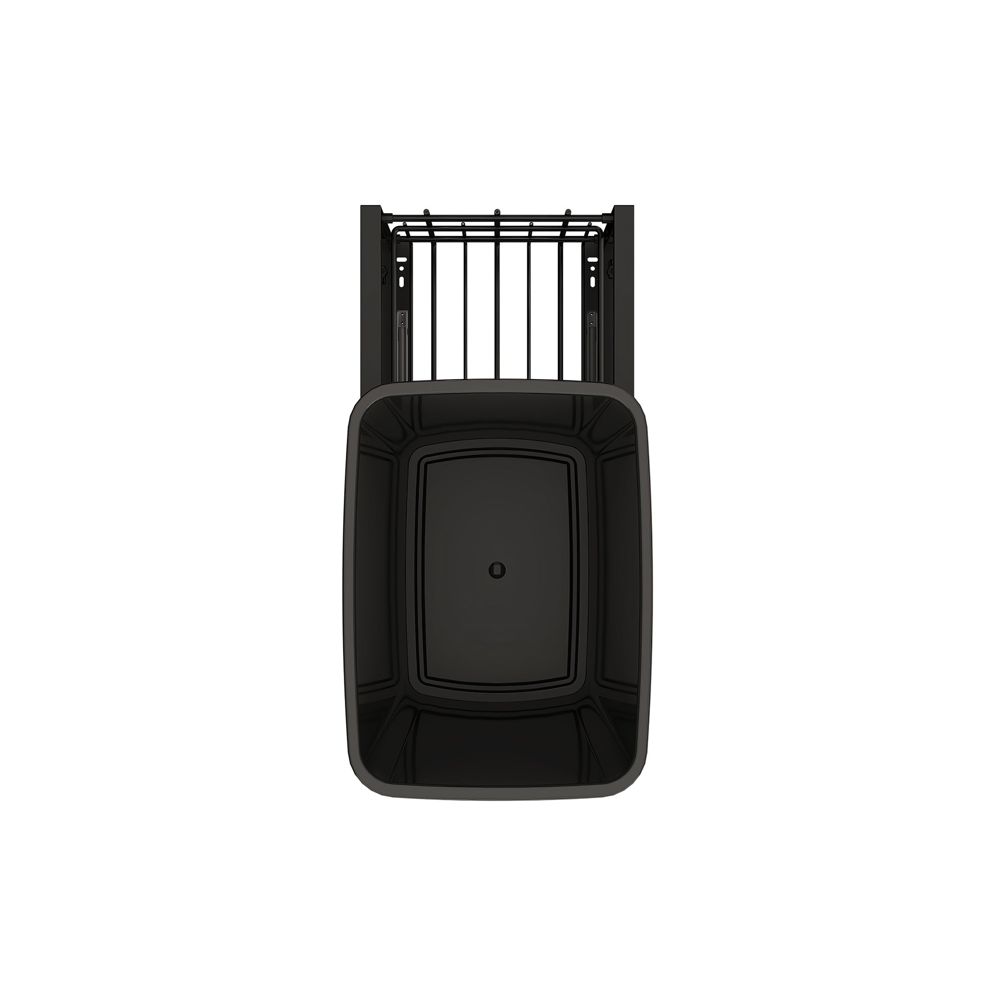 Rev-A-Shelf Single Pullout 35 qt. Kitchen Trash Can w/ Soft-Close, 5349-15DM-118 - VMInnovations