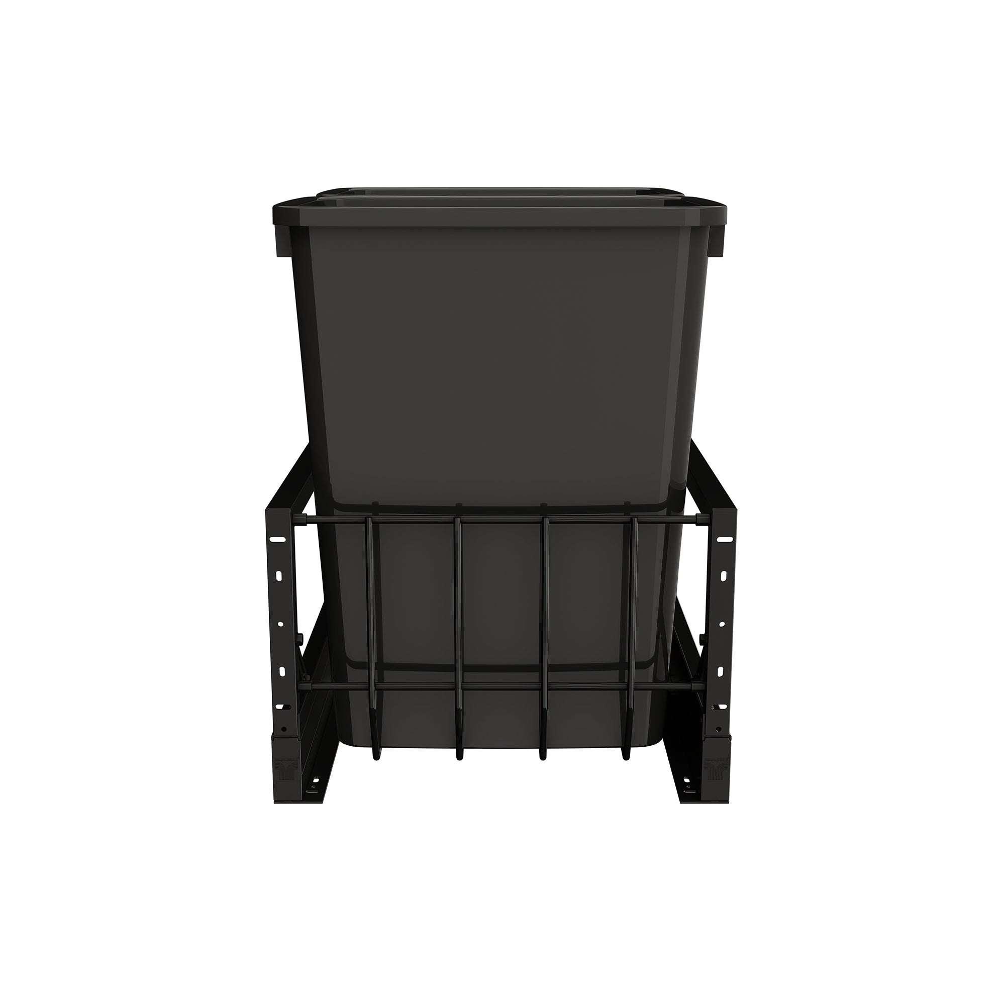 Rev-A-Shelf Double Pullout 35 qt. Kitchen Trash Can w/ Soft-Close, 5349-18DM-218