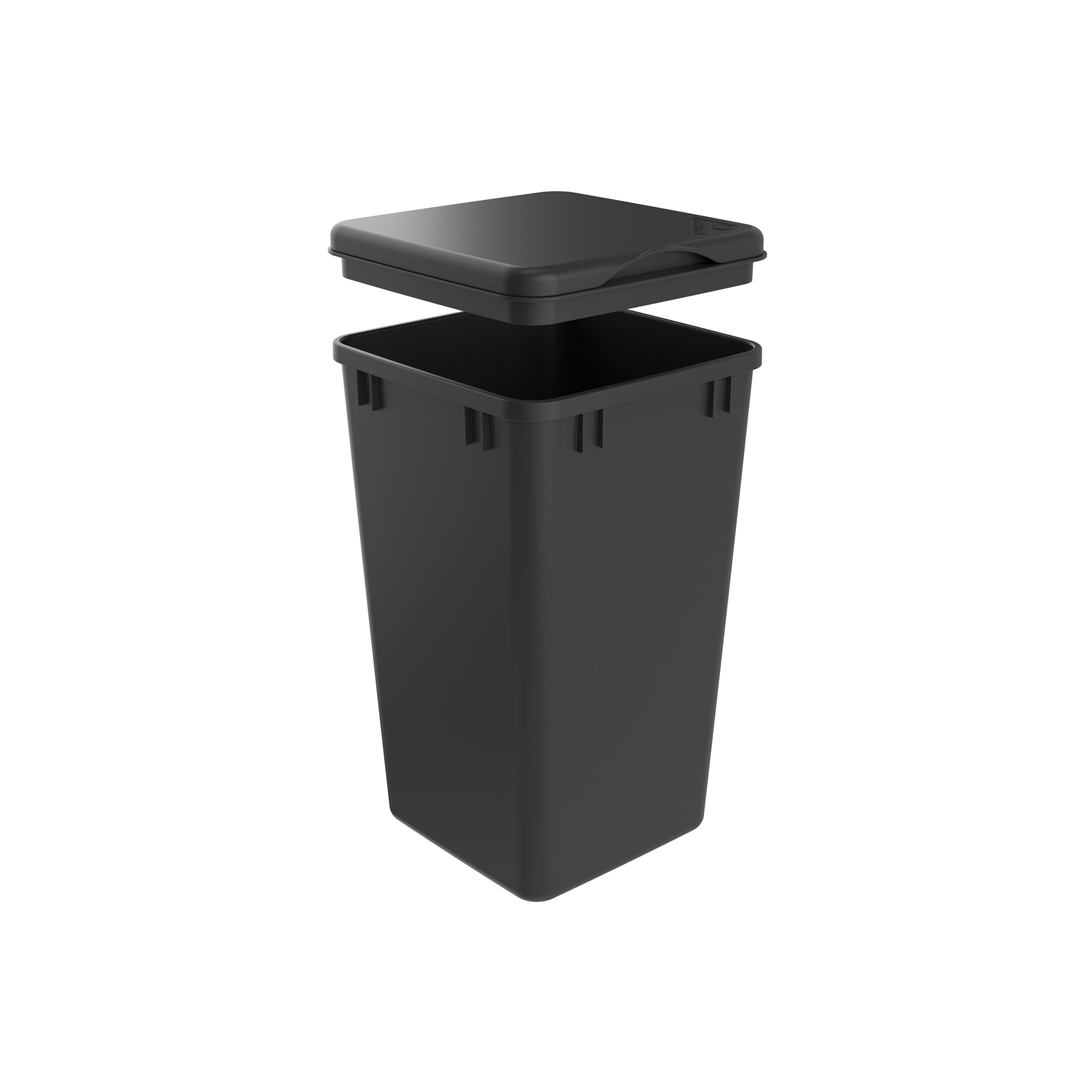 Rev-A-Shelf 27 qt. Trash Can Replacement Lid, Orion Gray, RV-1024-LID-13-1 - VMInnovations