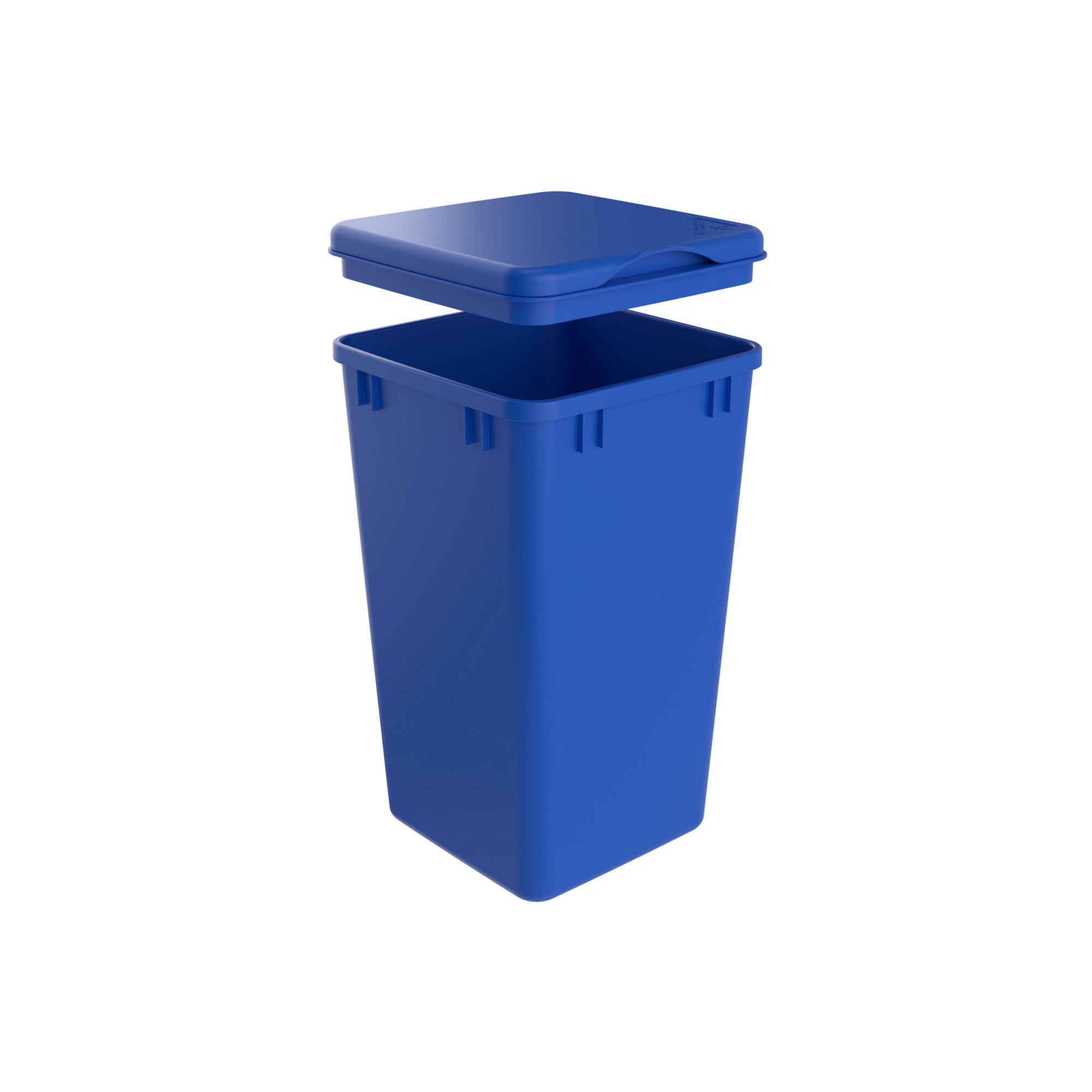 Rev-A-Shelf 27 qt. Trash Can Replacement Lid, Blue, RV-1024-LID-22-1