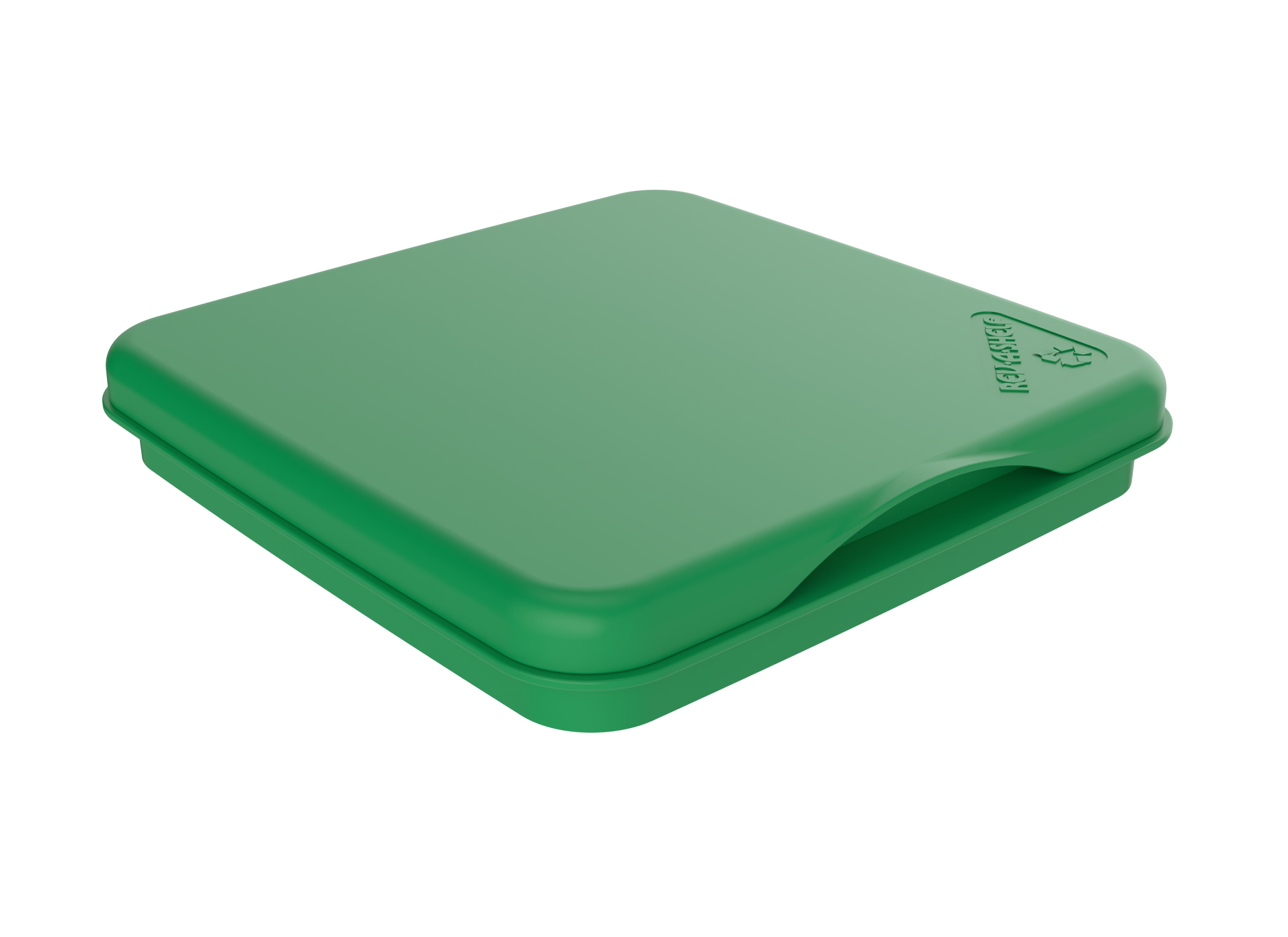 Rev-A-Shelf 27 qt. Trash Can Replacement Lid, Green, RV-1024-LID-G-1