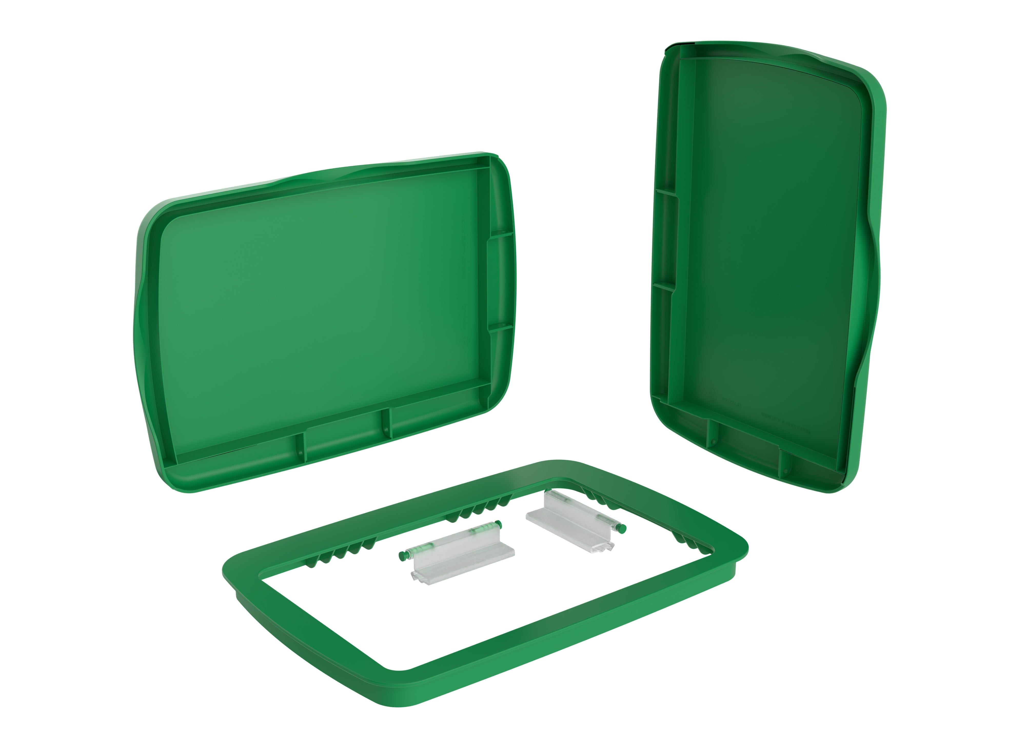 Rev-A-Shelf 27 qt. Trash Can Replacement Lid, Green, RV-1024-LID-G-1