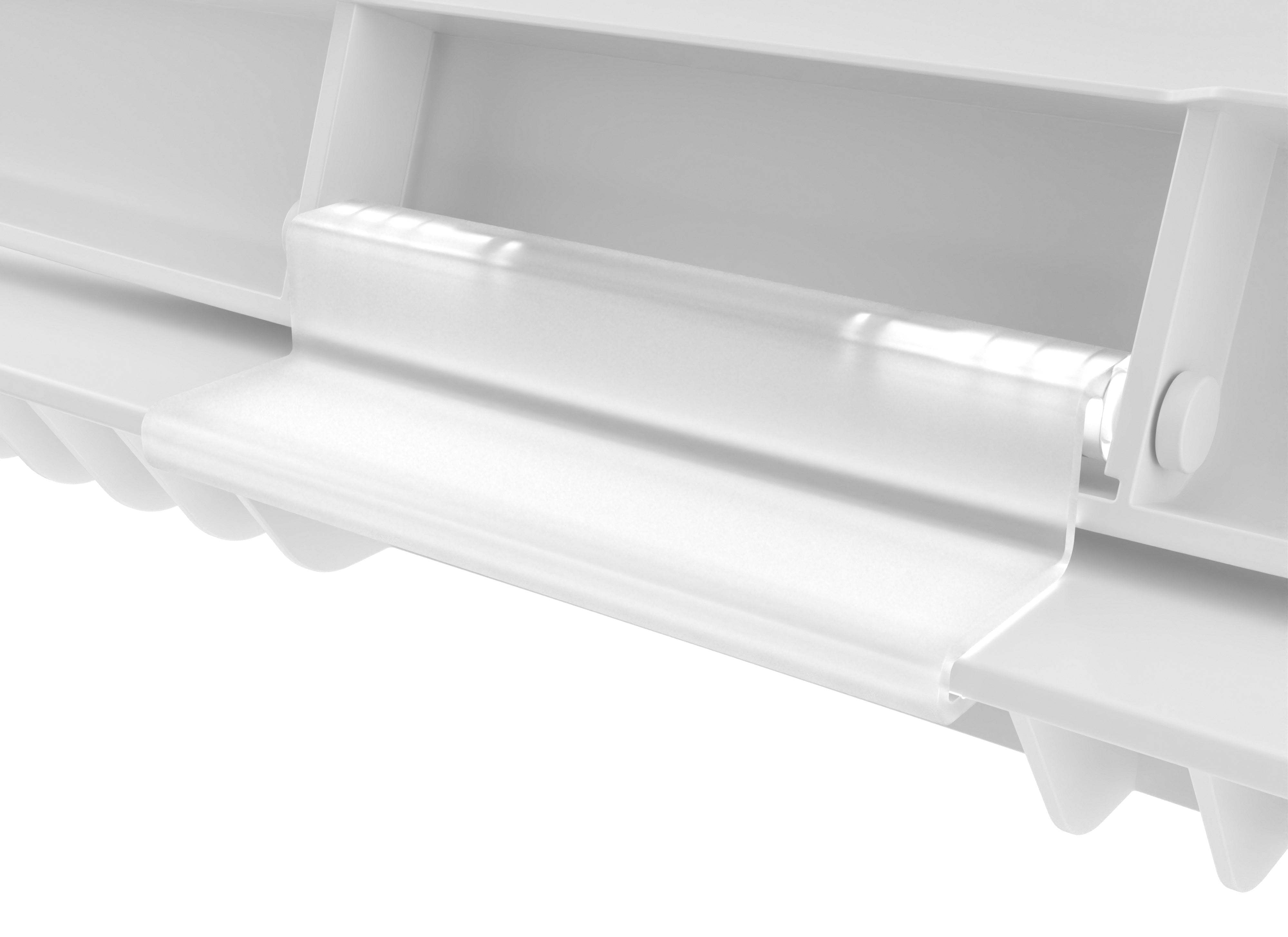 Rev-A-Shelf 32 qt. Trash Can Replacement Lid, White (Lid Only), RV-32-LID-1