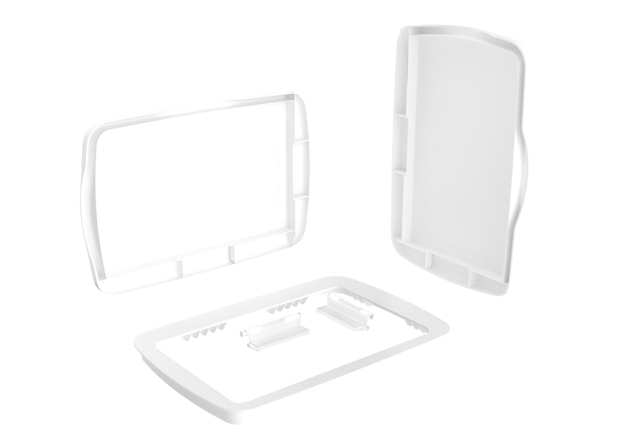Rev-A-Shelf 32 qt. Trash Can Replacement Lid, White (Lid Only), RV-32-LID-1