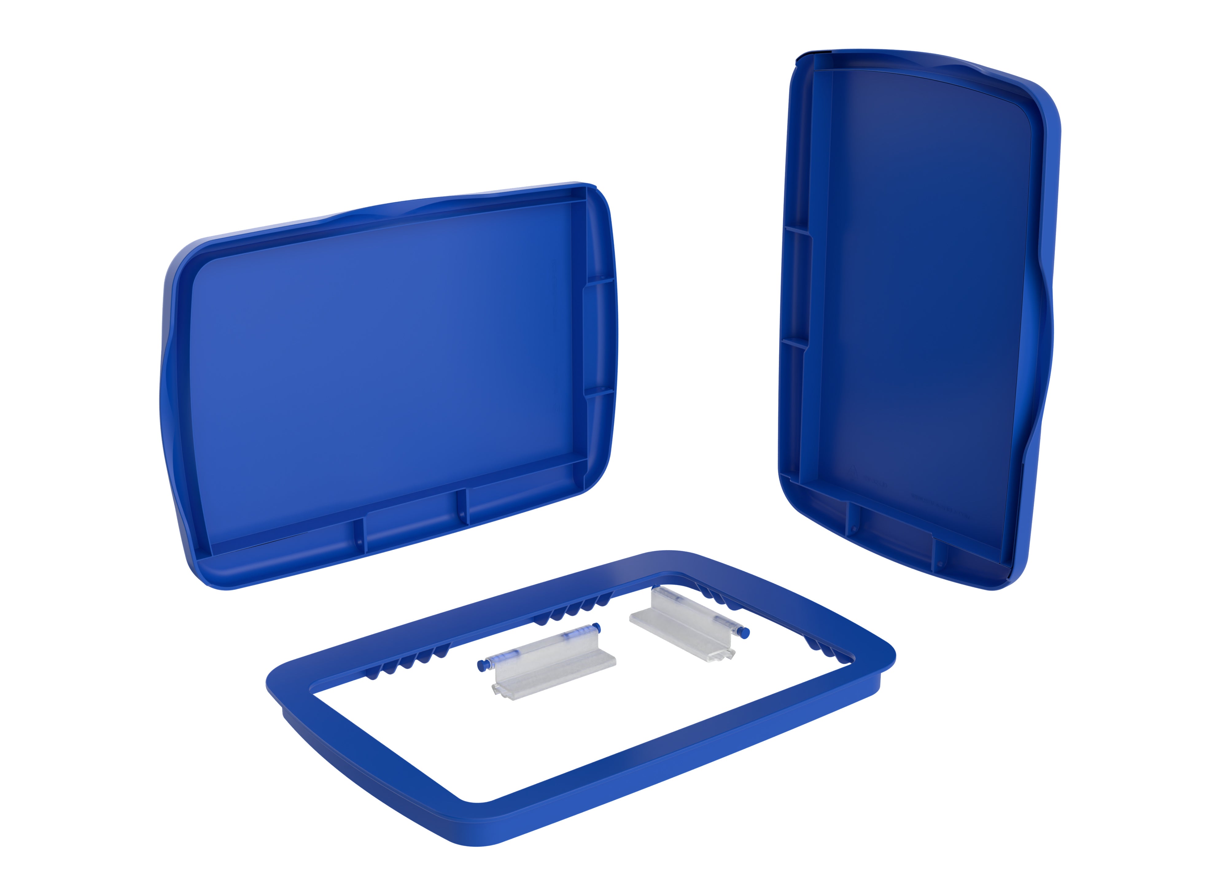 Rev-A-Shelf 32 qt. Trash Can Replacement Lid, Blue (Lid Only), RV-32-LID-22-1-40 - VMInnovations
