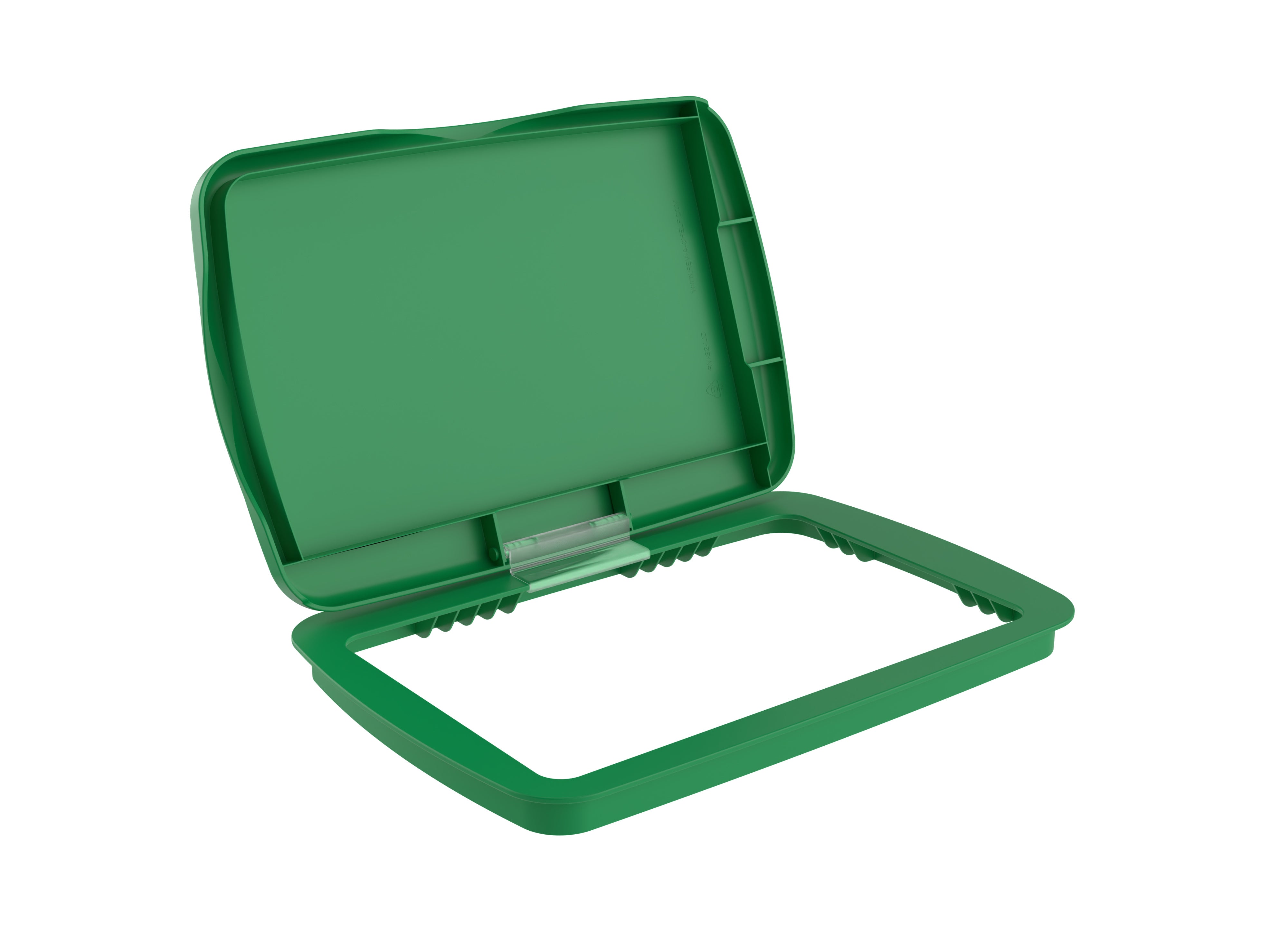Rev-A-Shelf 32 qt. Trash Can Replacement Lid, Green (Lid Only), RV-32-LID-G-1-40 - VMInnovations