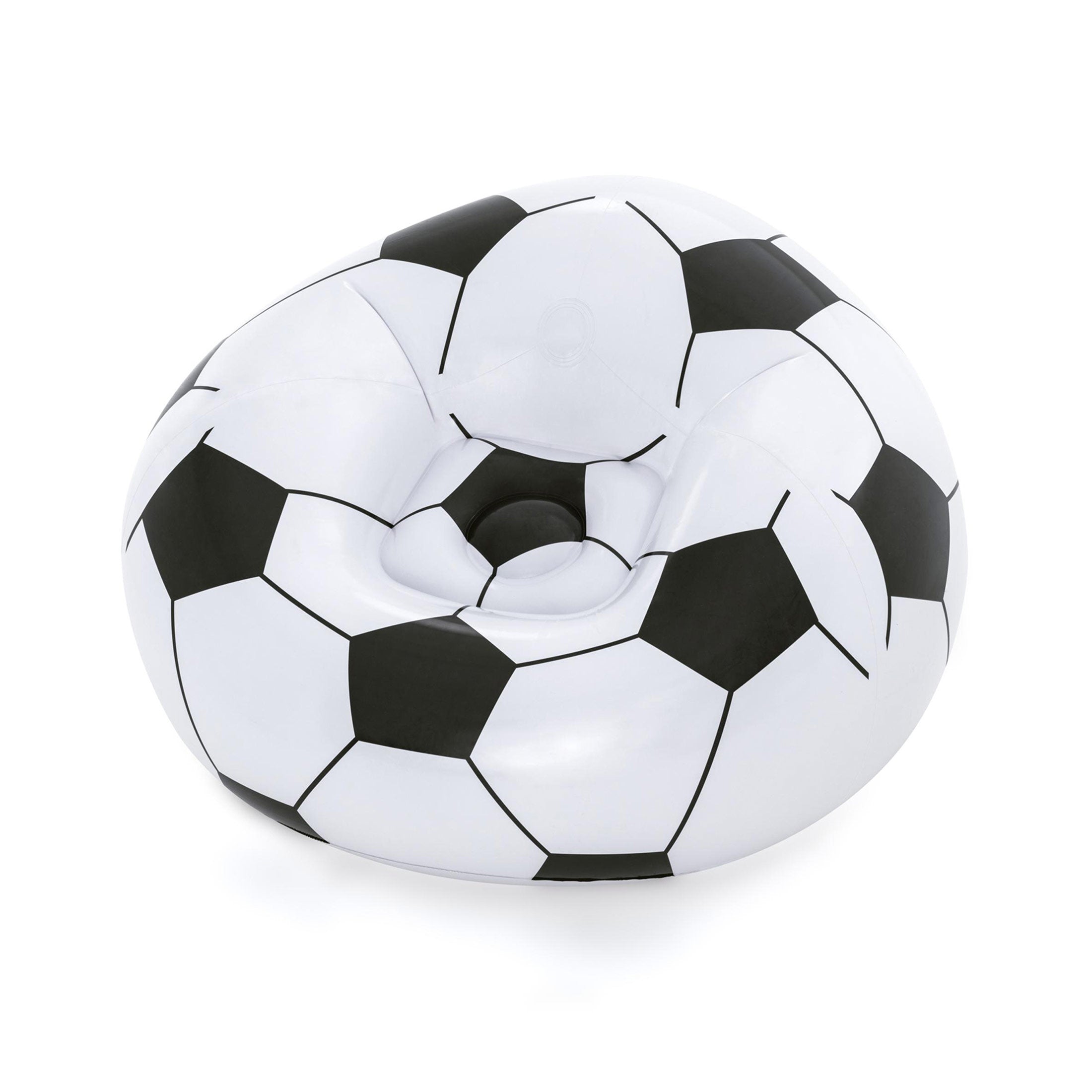 Bestway 45" x 44" x 26"/1.14m x 1.12m x 66cm Beanless Soccer Ball Chair - VMInnovations
