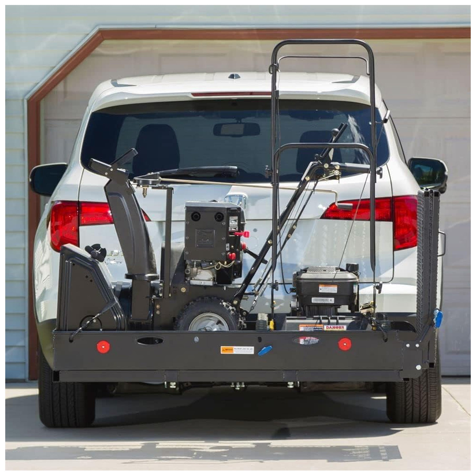 Elevate Outdoor Aluminum Tray Premium Cargo Carrier with 60-Inch Loading Ramp