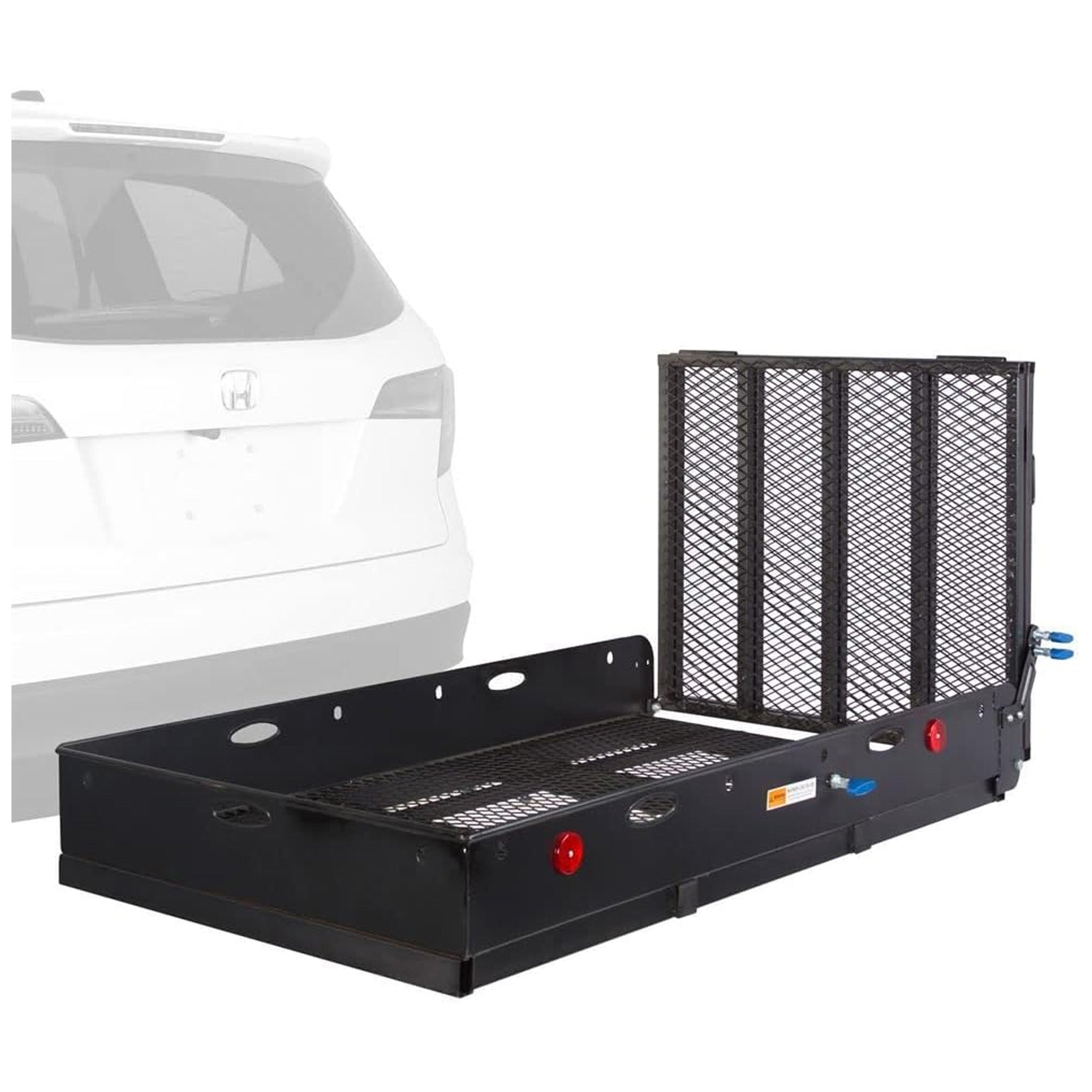 Elevate Outdoor Aluminum Tray Premium Cargo Carrier with 60-Inch Loading Ramp - VMInnovations