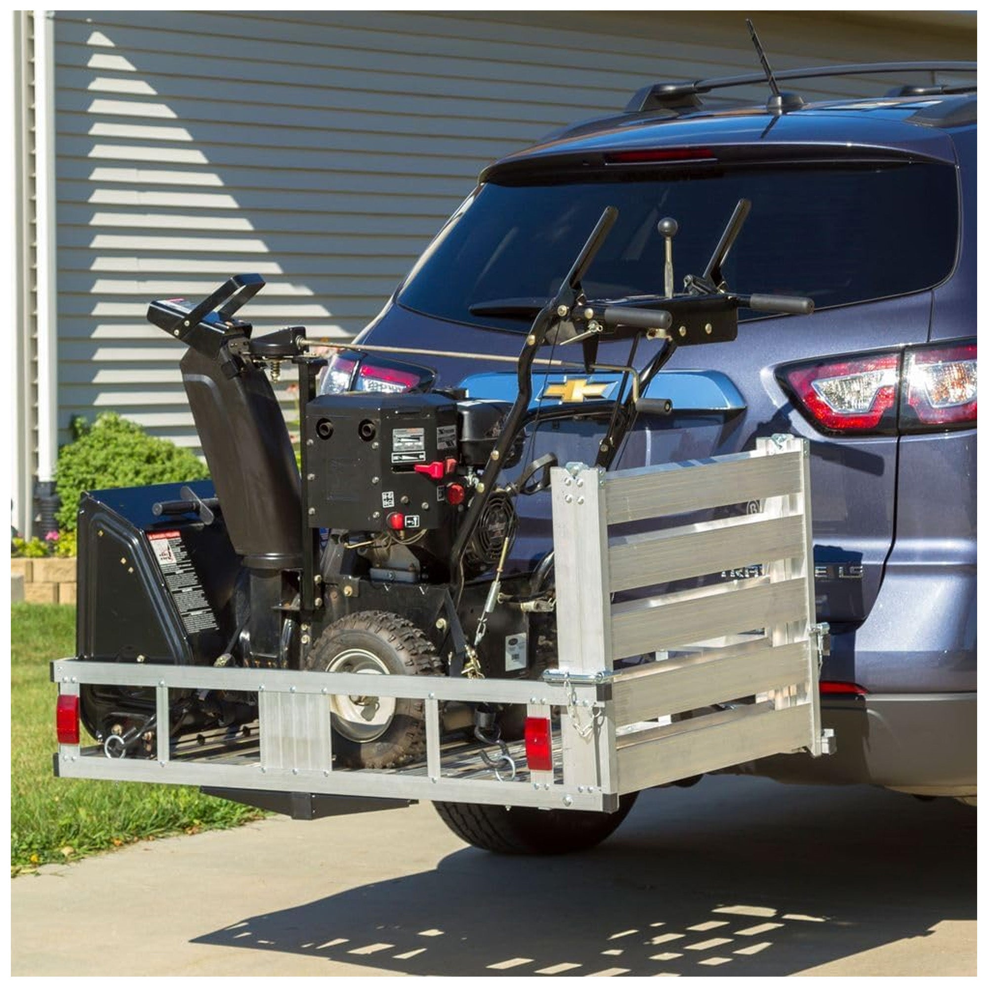 Elevate Outdoor Aluminum Tray Premium Cargo Carrier with 47" Loading Ramp (Used) - VMInnovations