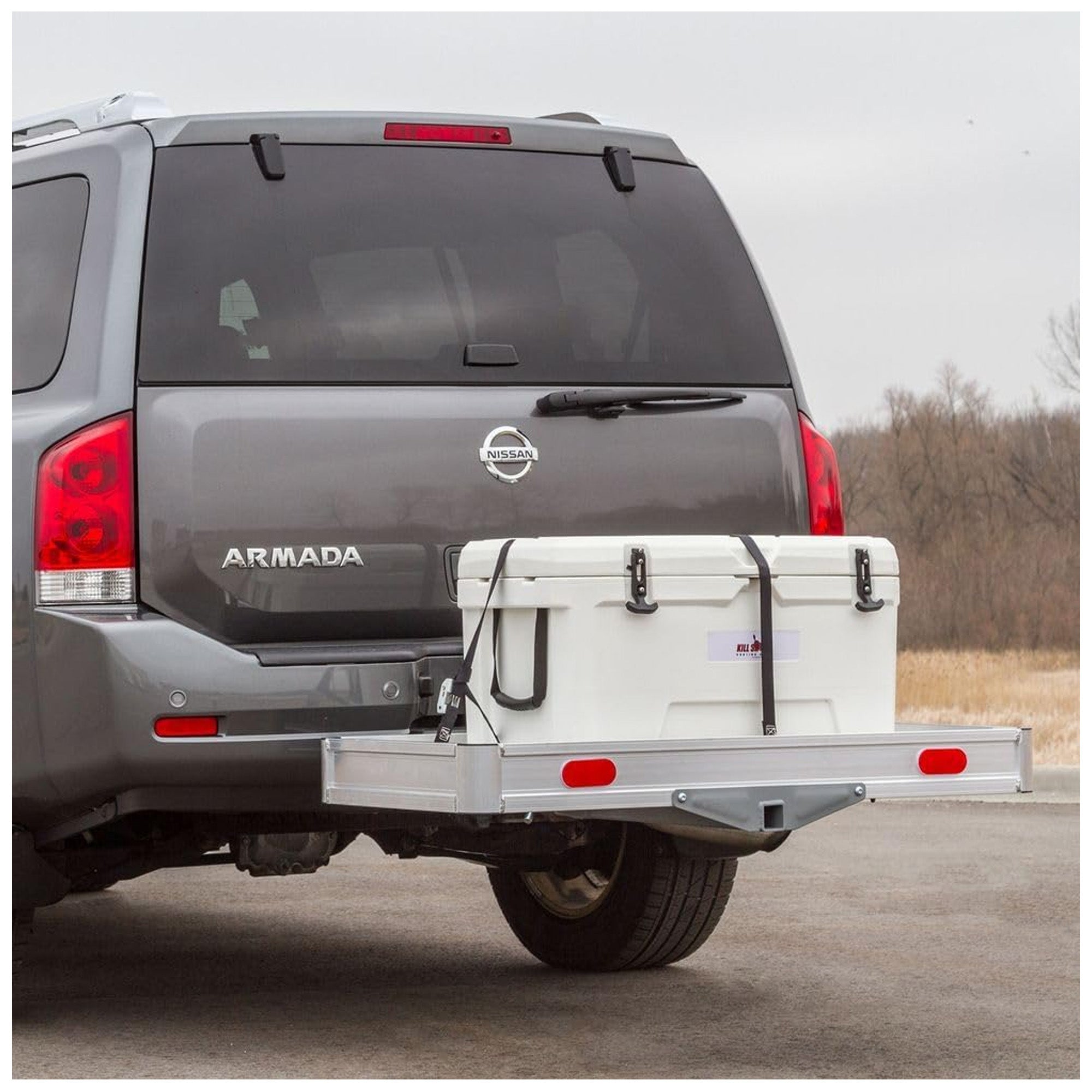 Elevate Outdoor Aluminum Tray Premium Cargo Carrier for Class III (Open Box) - VMInnovations