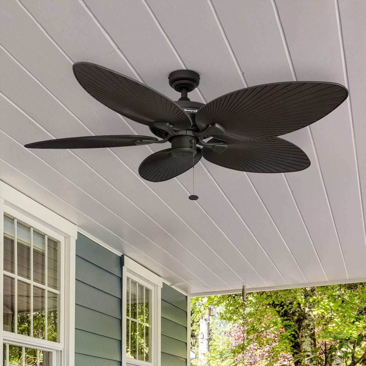 Honeywell Palm Island 52"Tropical Ceiling Fan, No Light, Bronze (Open Box) - VMInnovations