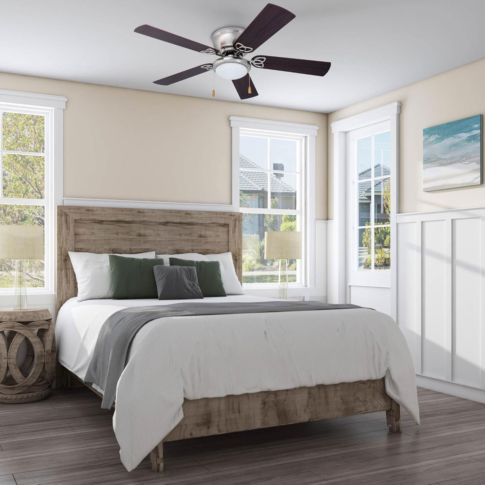 Prominence Home Benton 52" Indoor LED Ceiling Fan w/ Pull Chain (Open Box)