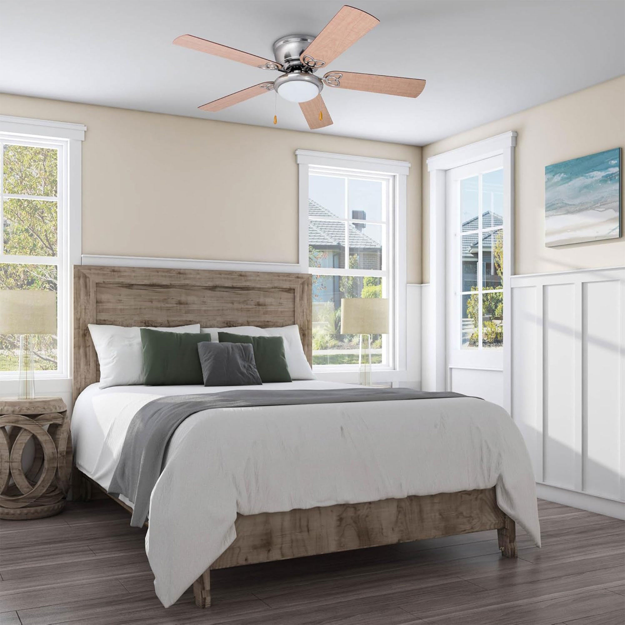 Prominence Home Benton 52" Indoor LED Ceiling Fan w/ Pull Chain (Open Box)