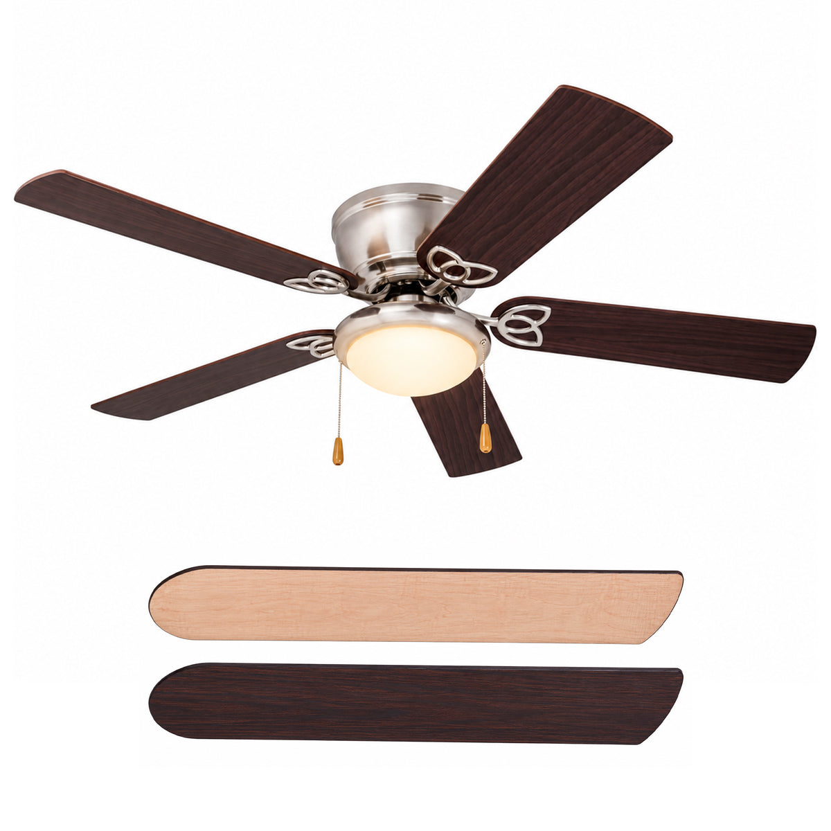 Prominence Home Benton 52" Indoor LED Ceiling Fan w/ Pull Chain (Open Box)