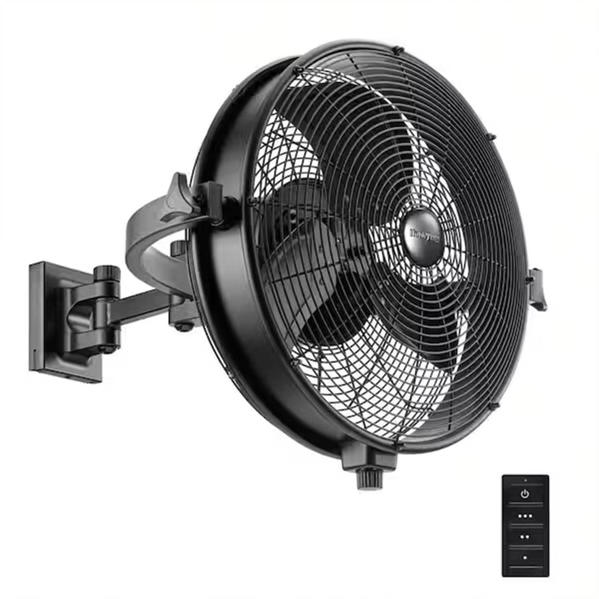 Honeywell Outdoor 18" Fan, Omni-Reach Extended Wall Mount, Swiveling, (Used)