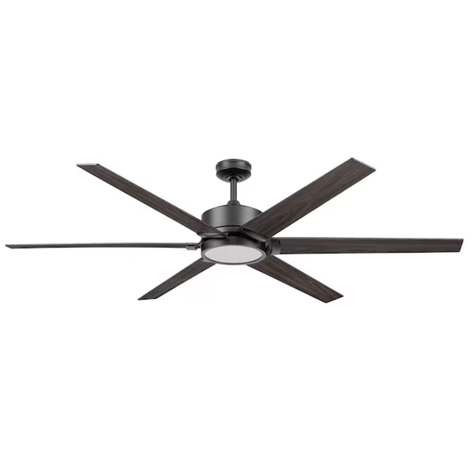 Honeywell Talbert Ceiling Fan, Color Changing LED and Remote, 70", Matte Black - VMInnovations