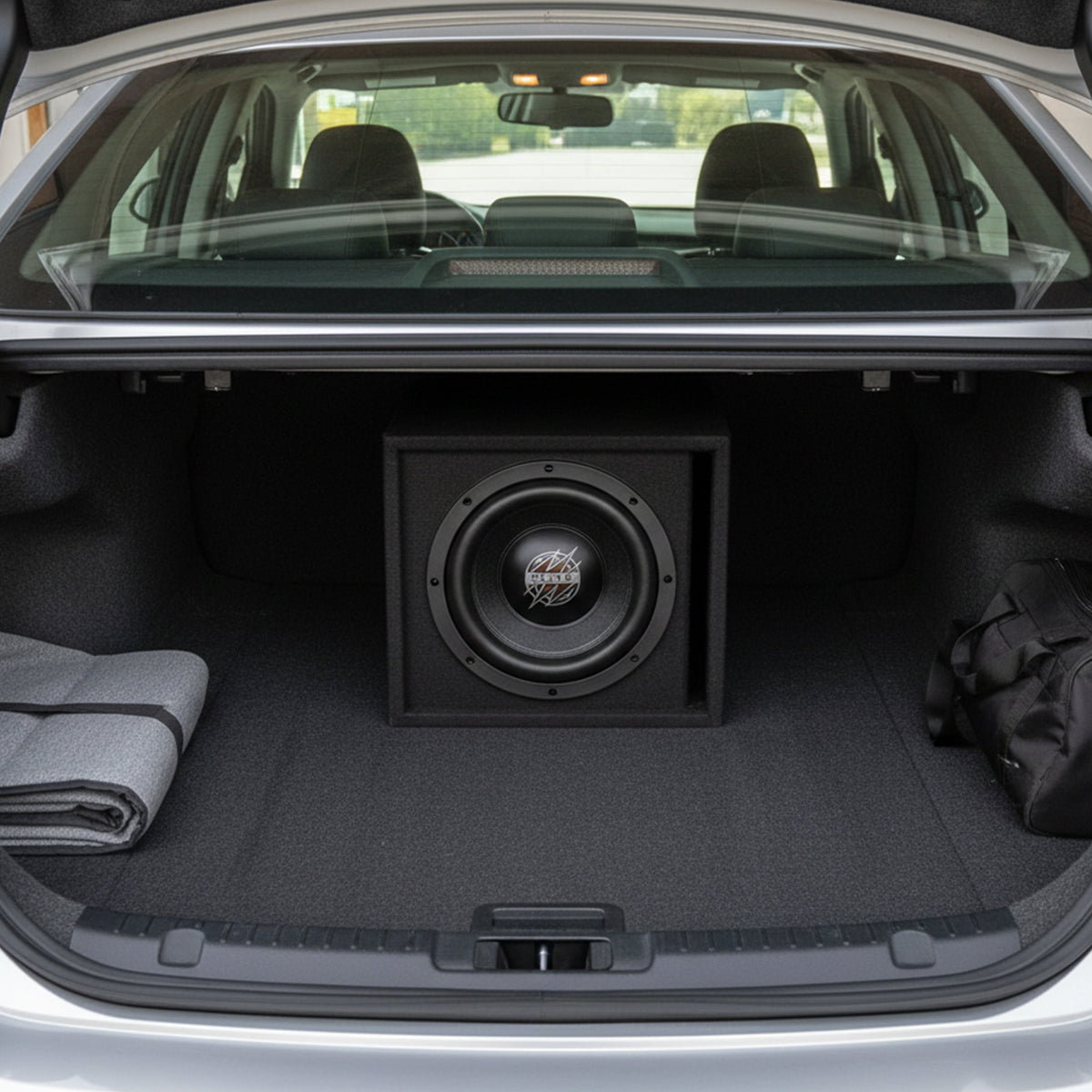 Maxxlink MBXP-112 12" Single Ported Subwoofer Box Enclosure, Black (Open Box) - VMInnovations