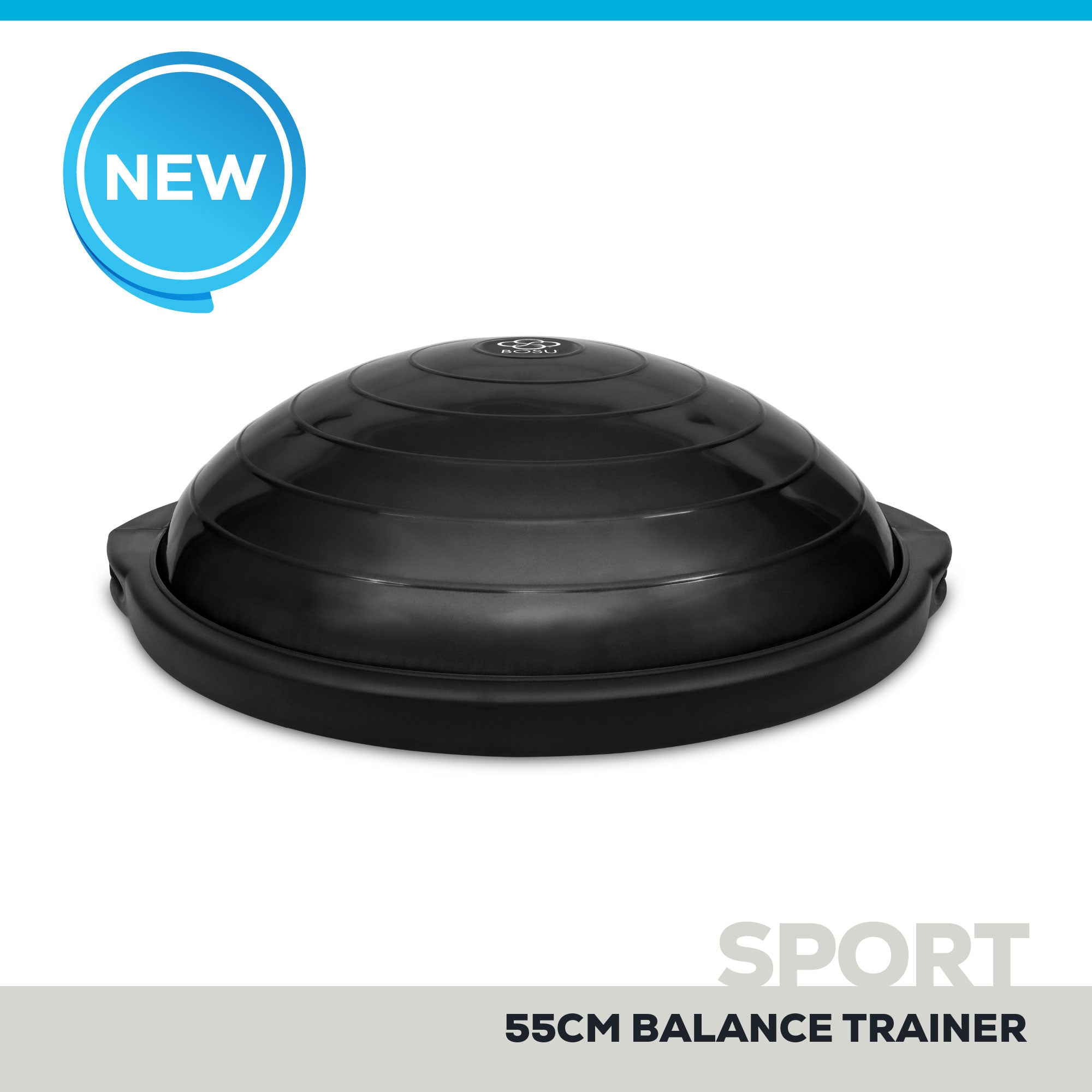 BOSU Sport Travel Size Balance Trainer 20 Inch Stability Ball Balance Board (Used)