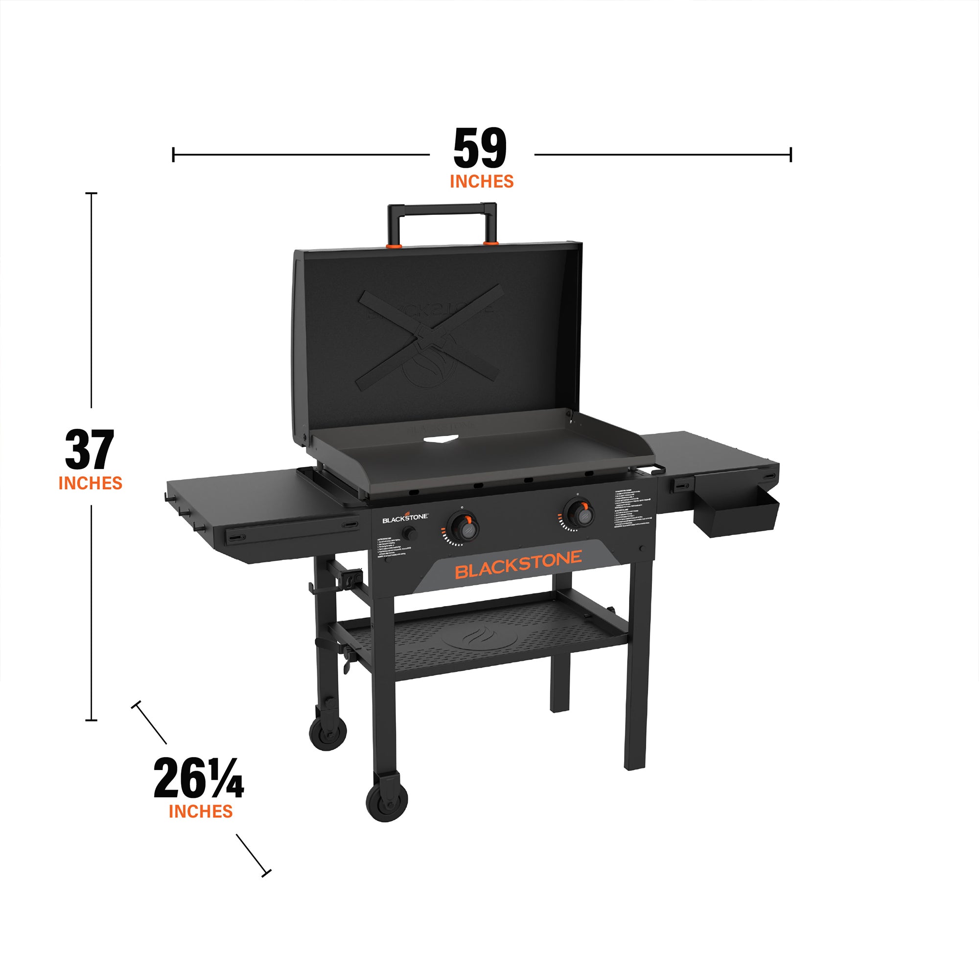 Blackstone Original 28" Griddle, Outdoor Grill with Hood, (Open Box)