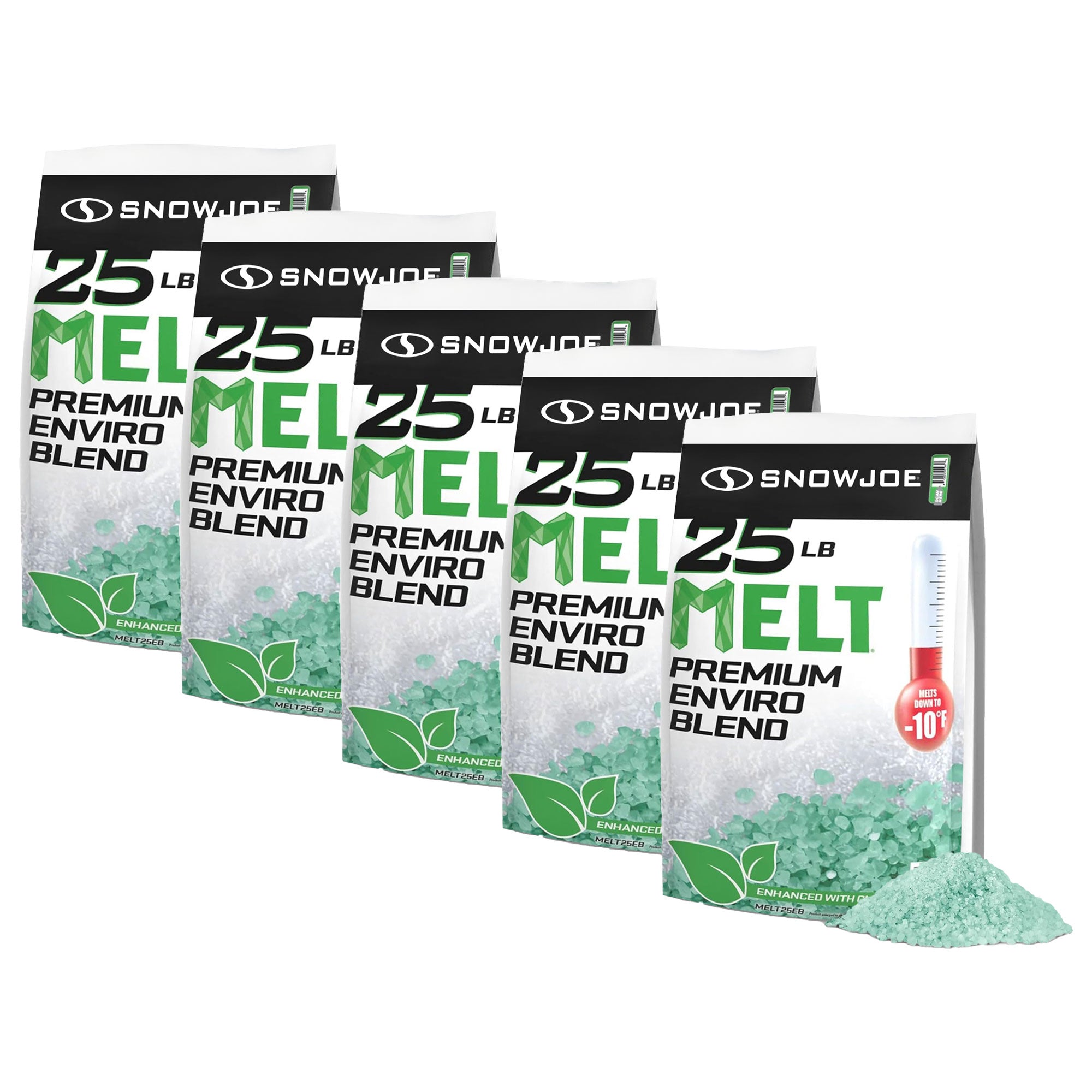 Snow Joe 5 Pack Melt Enviro Blend Ice/Snow Deicer, Pet-Friendly for Driveways - VMInnovations