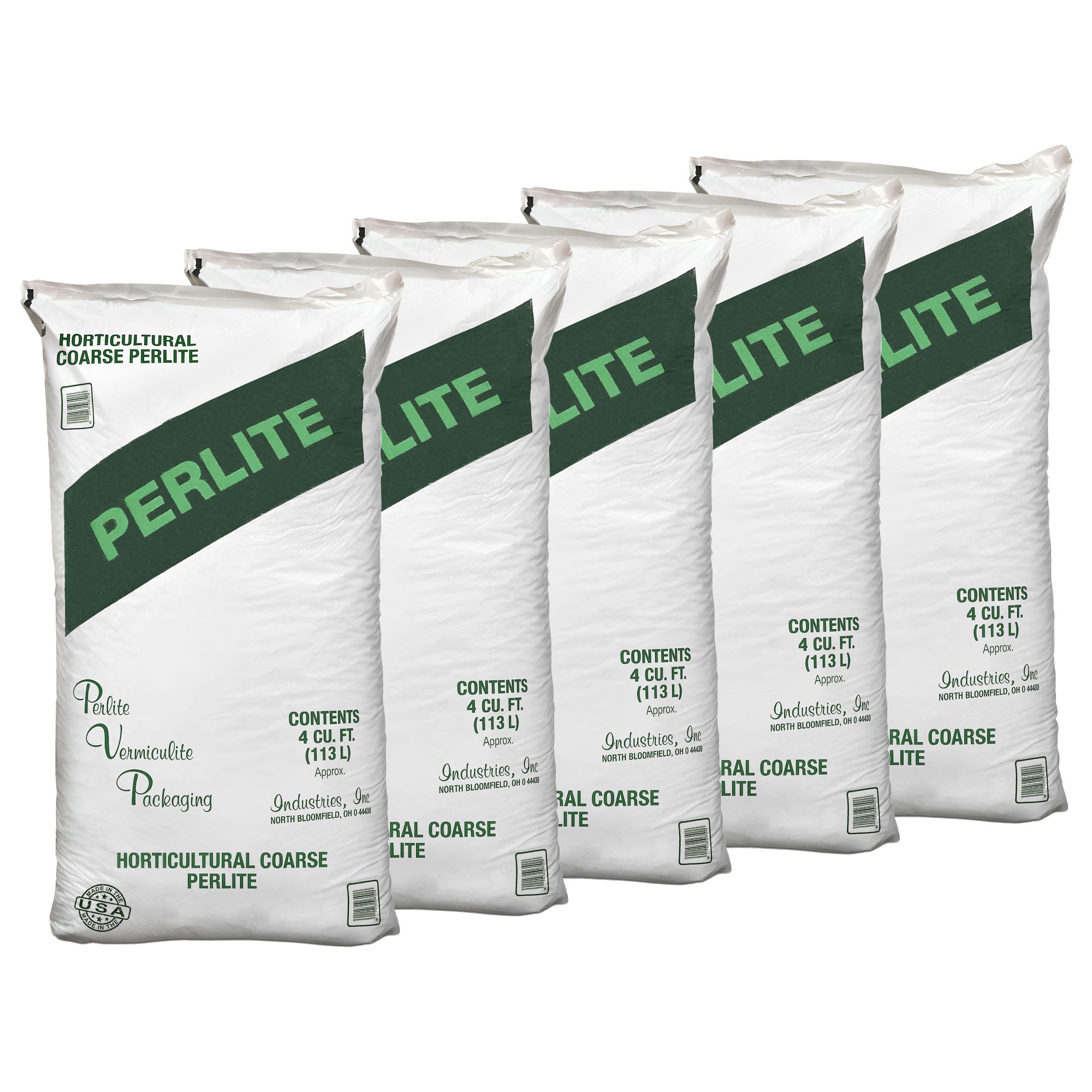 PVP Industries 5 Pack Organic Coarse Perlite Planting Soil Additive, 4 cu ft - VMInnovations