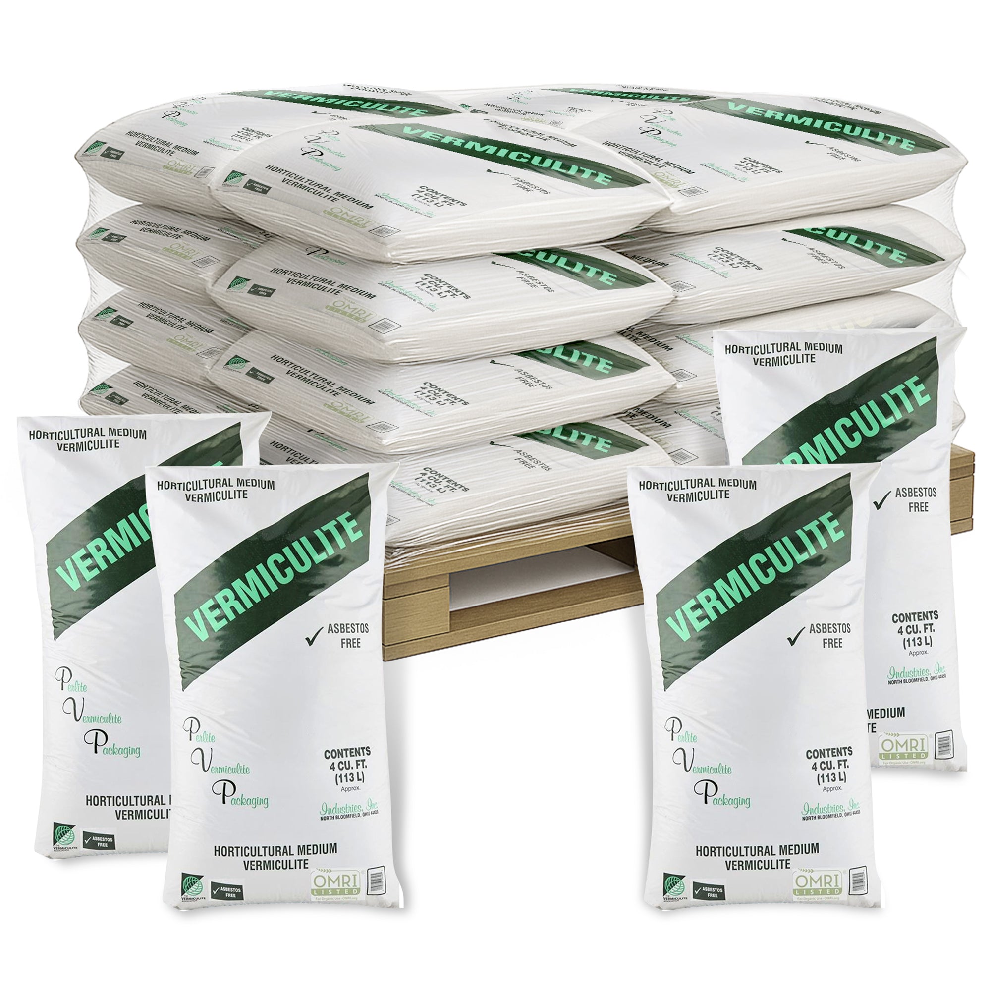 PVP Industries Medium Vermiculite Professional Grade Soil Conditioner, 20 Pack
