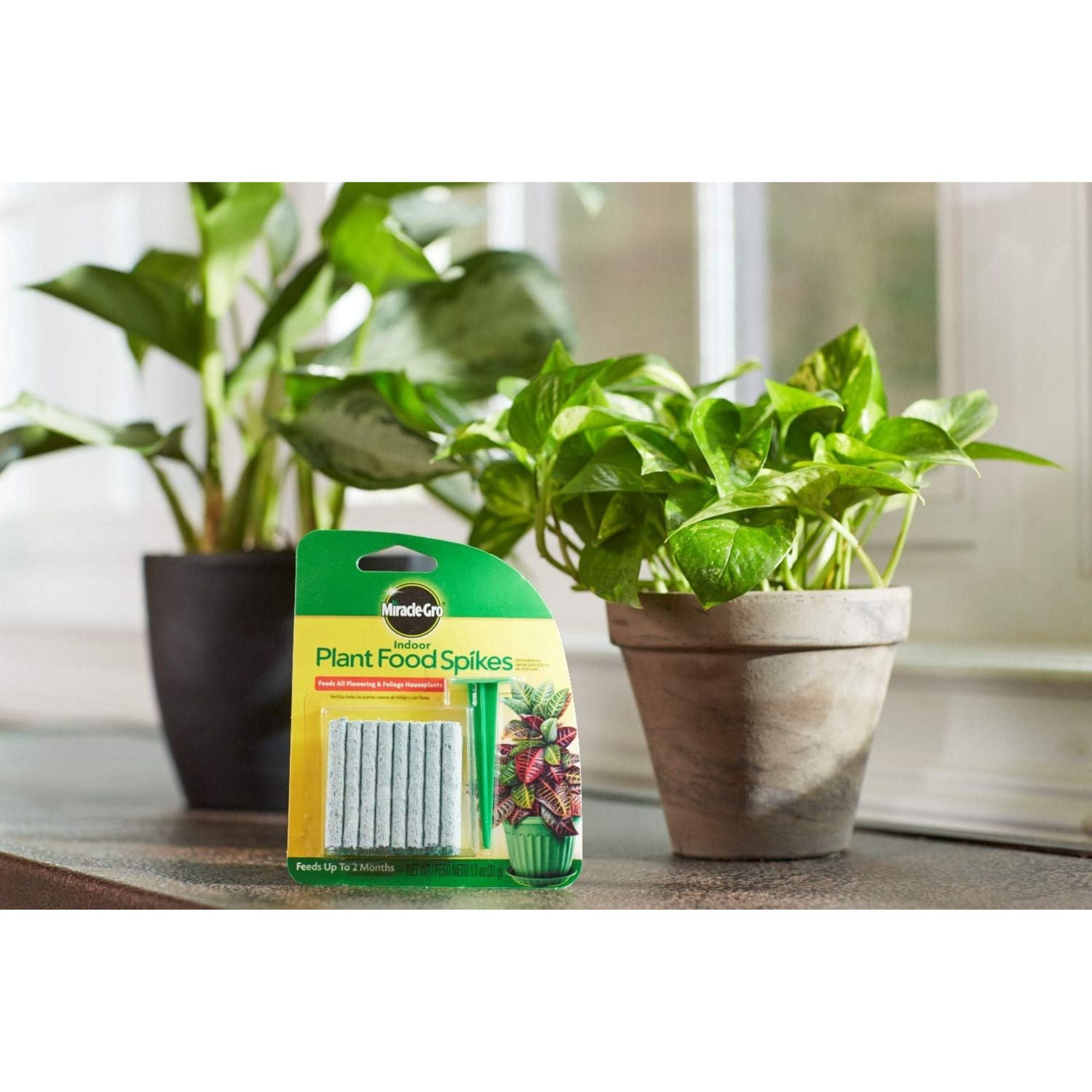 Miracle-Gro 24 Pack Indoor Plant Food Spikes, Continuous Feeding for Houseplants