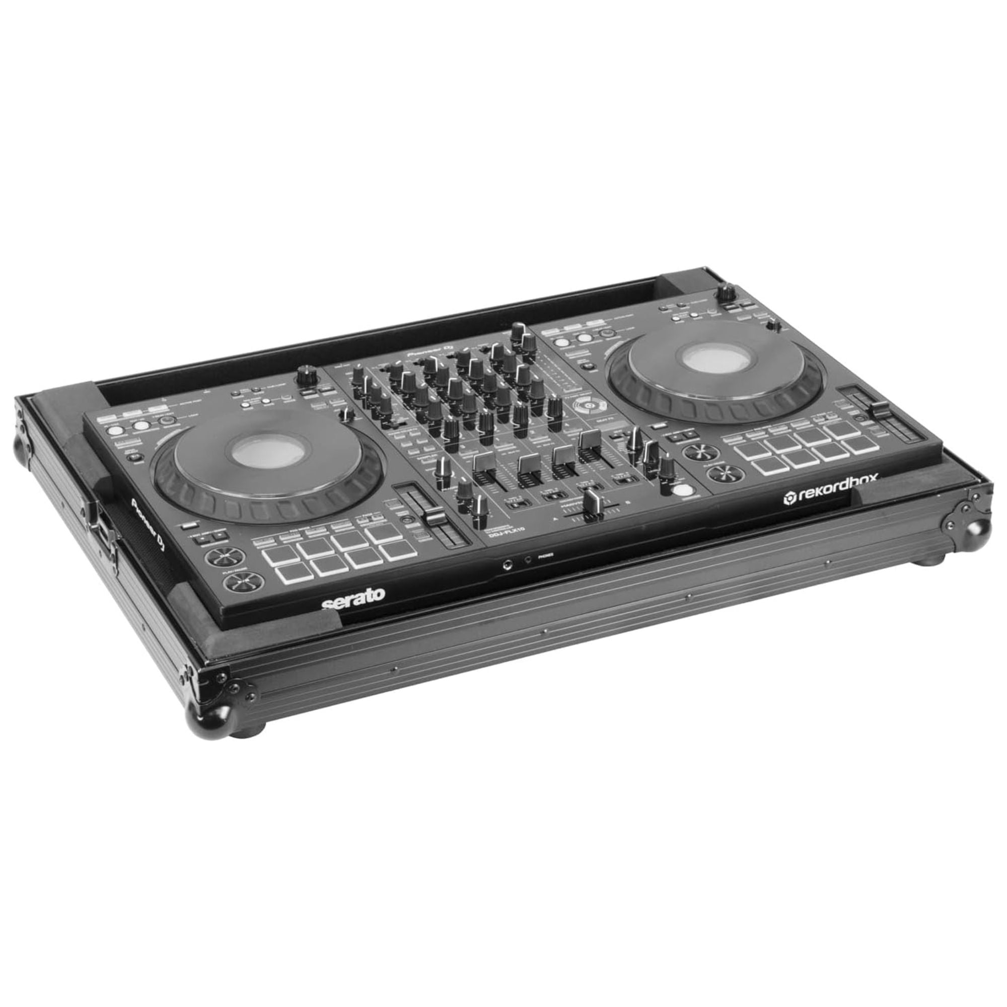 Odyssey Black Label Flight Case for Pioneer DJ DDJ-FLX10, Low Profile Design - VMInnovations