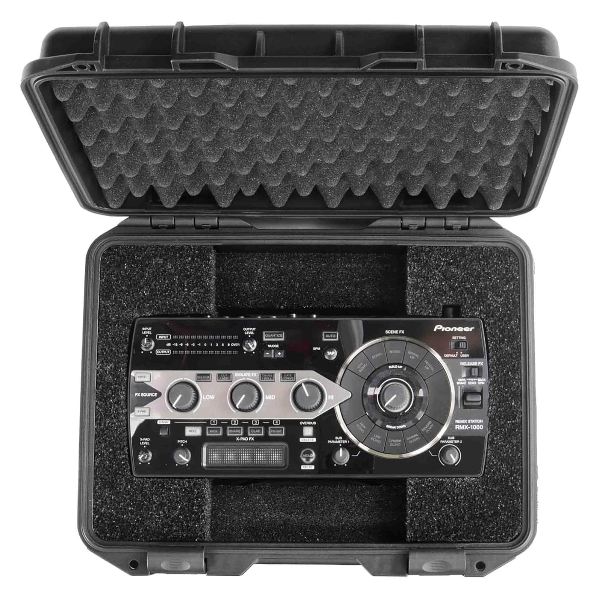 Odyssey Pioneer DJ RMX-1000 Protective Hard Case, Dustproof & Watertight, Black - VMInnovations