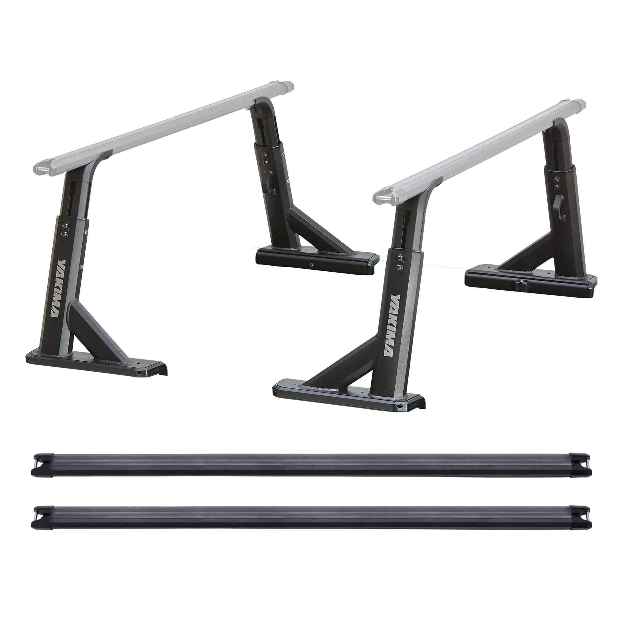 Yakima OverHaul HD (Towers Only) Truck Bed Rack and 68" Heavy Duty Crossbars