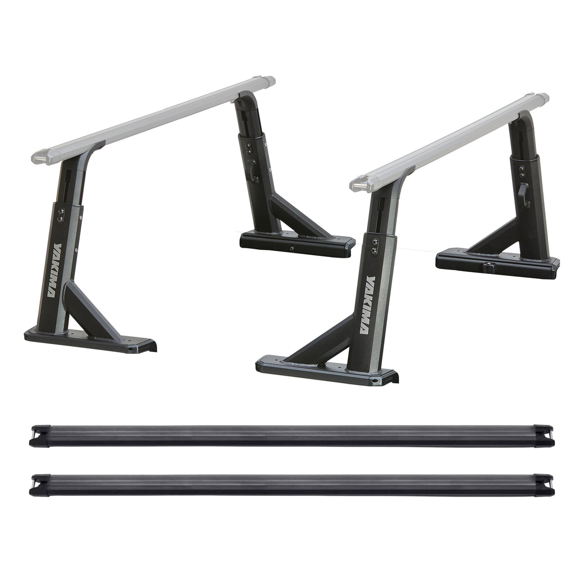 Yakima OverHaul HD (Towers Only) Truck Bed Rack and 68" Heavy Duty Crossbars
