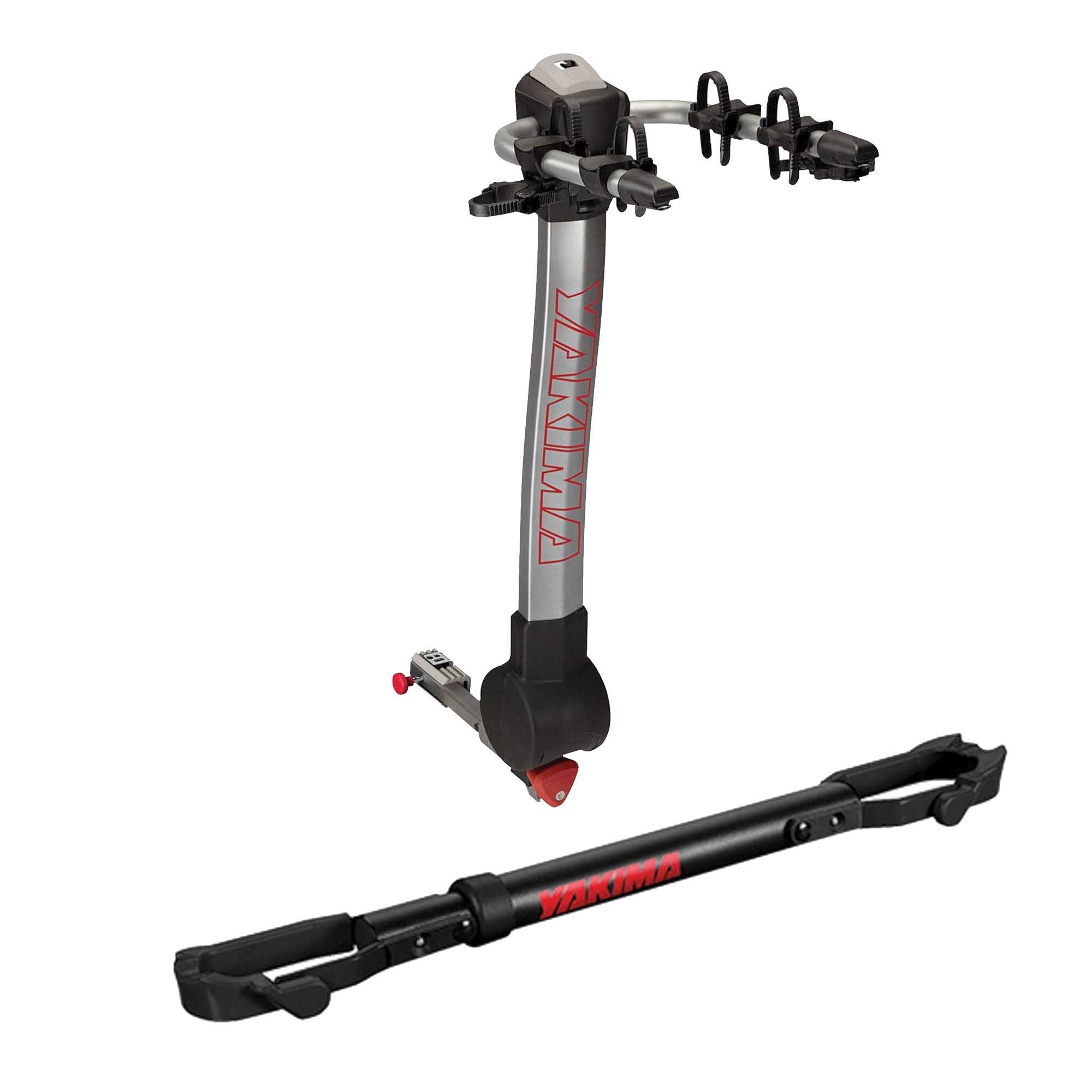 Yakima RidgeBack Tilt Away Hitch 2 Bike Rack and TubeTop Hitch Mounted Adapter - VMInnovations