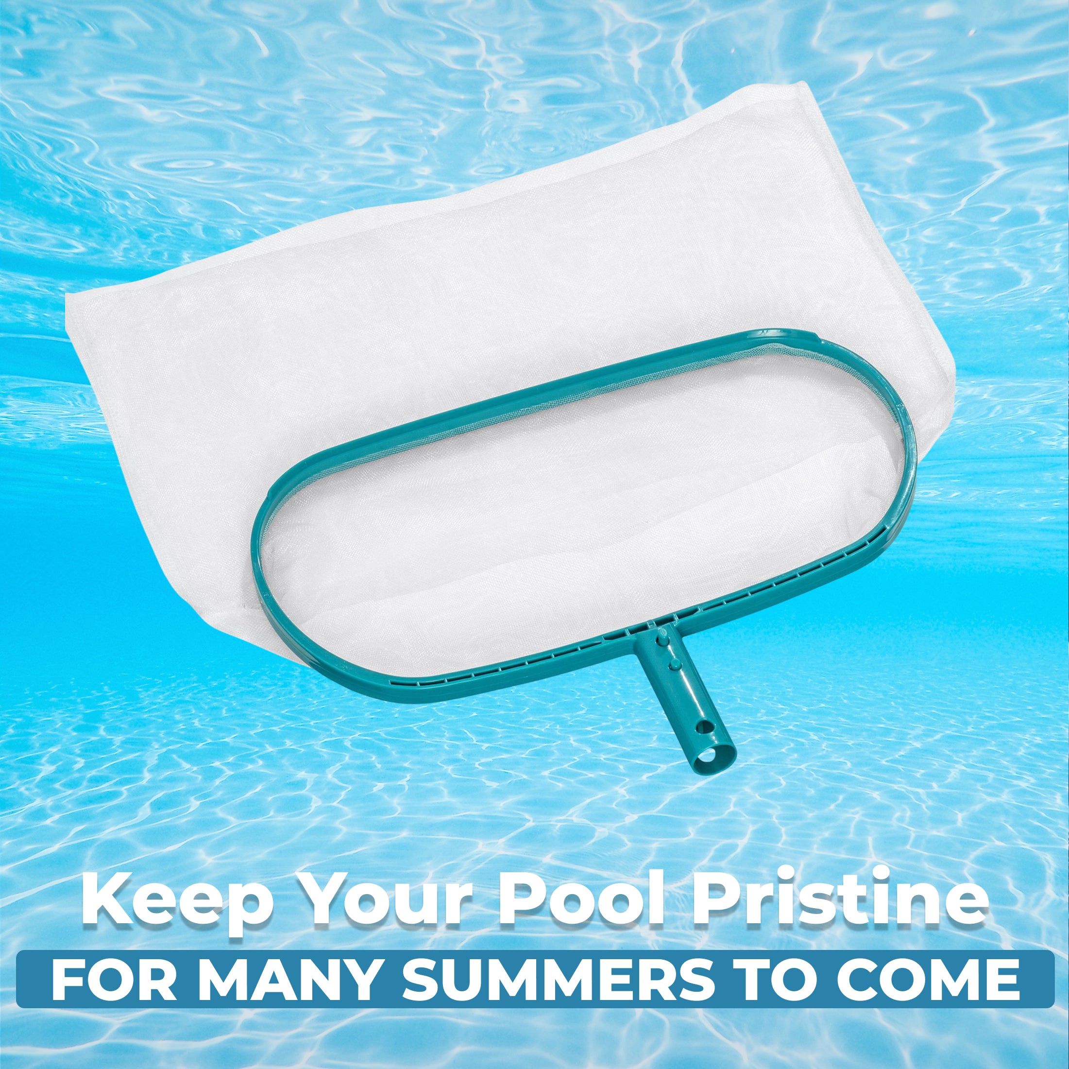 Bestway Pool Leaf Skimmer, AquaNet Mesh Net for In-Ground & Above-Ground Pool - VMInnovations