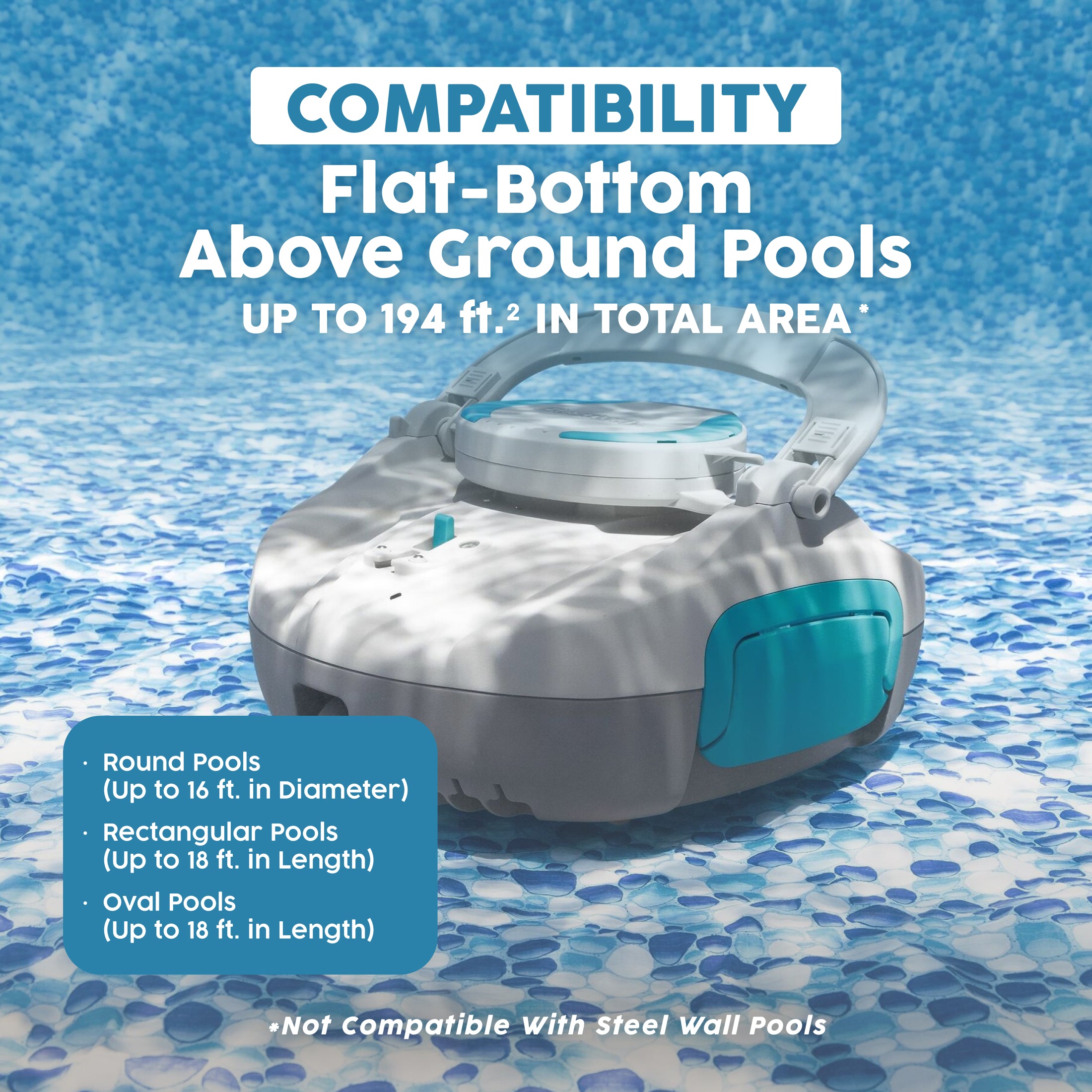 Bestway Automatic Robotic Pool Vacuum, AquaTronix G100 Cordless Robot Vacuum - VMInnovations