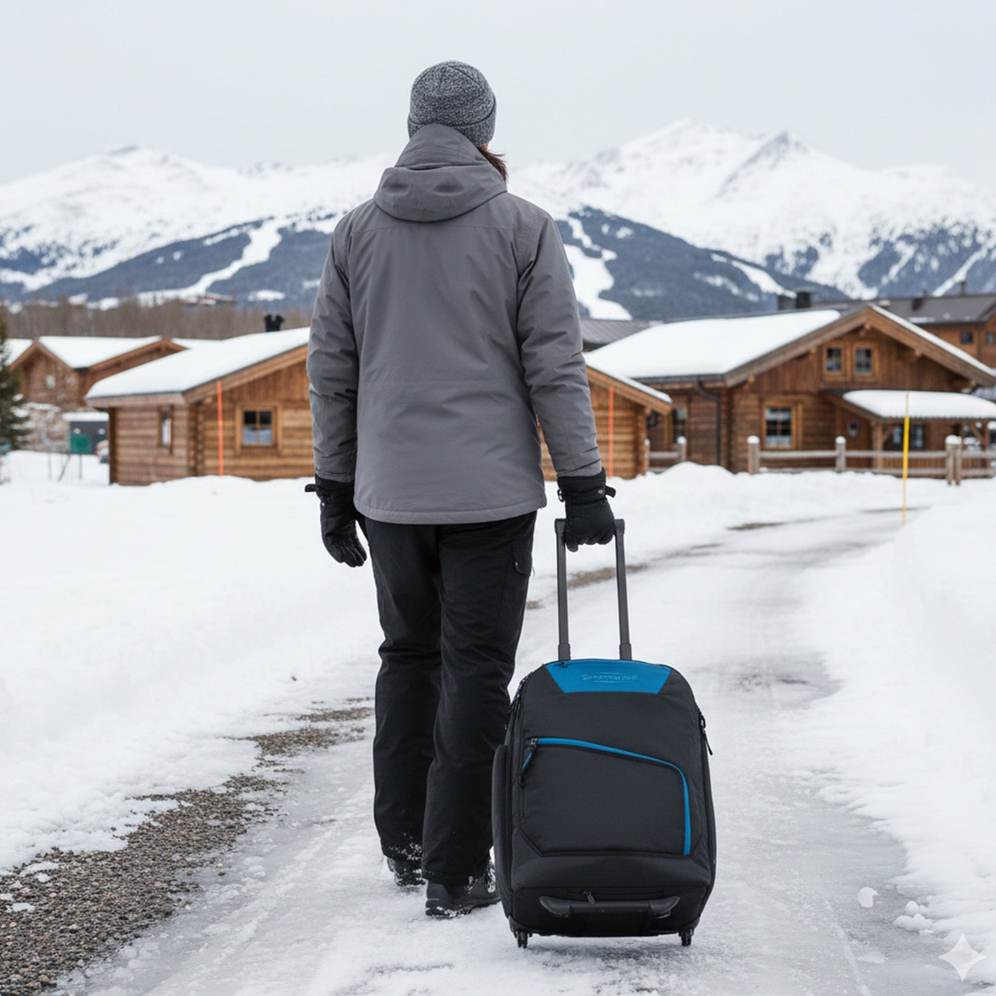 Sportube Cabin Cruiser Wheeled Carry-On Boot, Padded Bag Travel Gear, Azure - VMInnovations