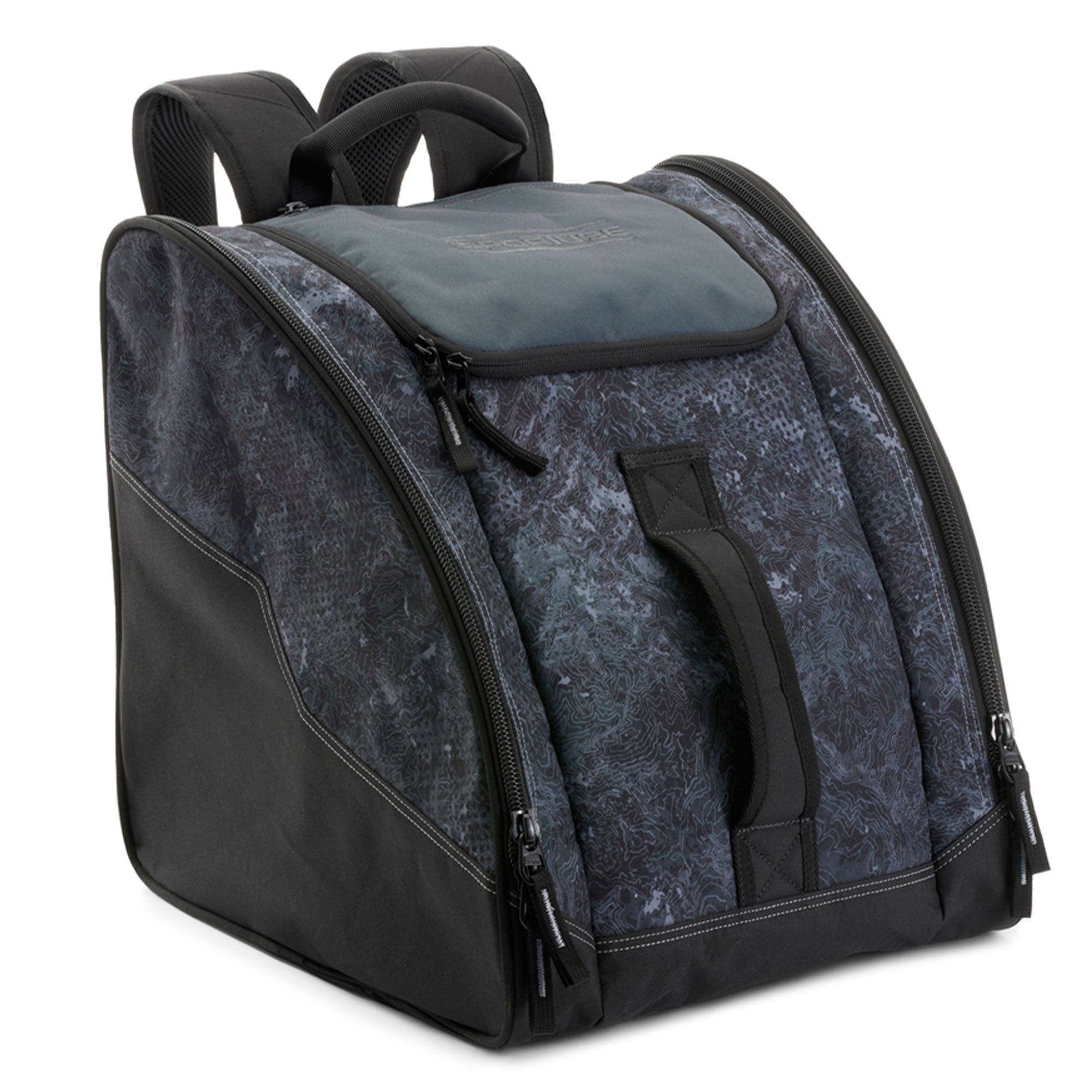 Sportube Wanderer Boot Bag, 50L Ski & Snowboard Gear Backpack, Graphite Topo - VMInnovations